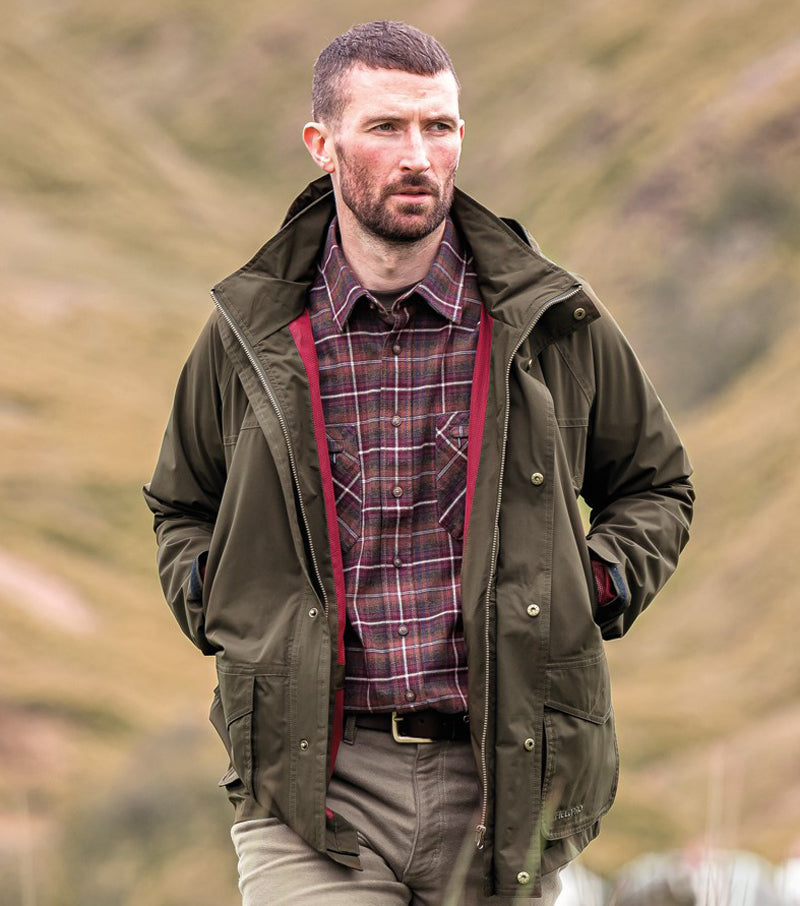 Hoggs of Fife Culloden Waterproof Field Jacket Fern Green 3