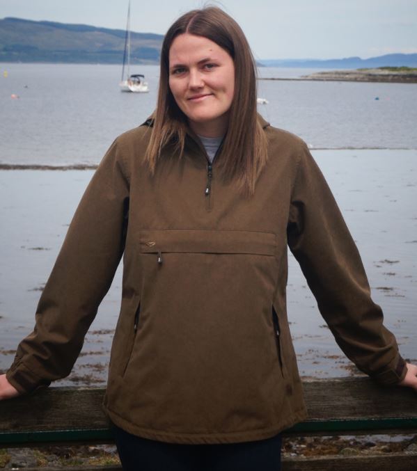 Hoggs of Fife Ladies Struther Smock Jacket Sage 2