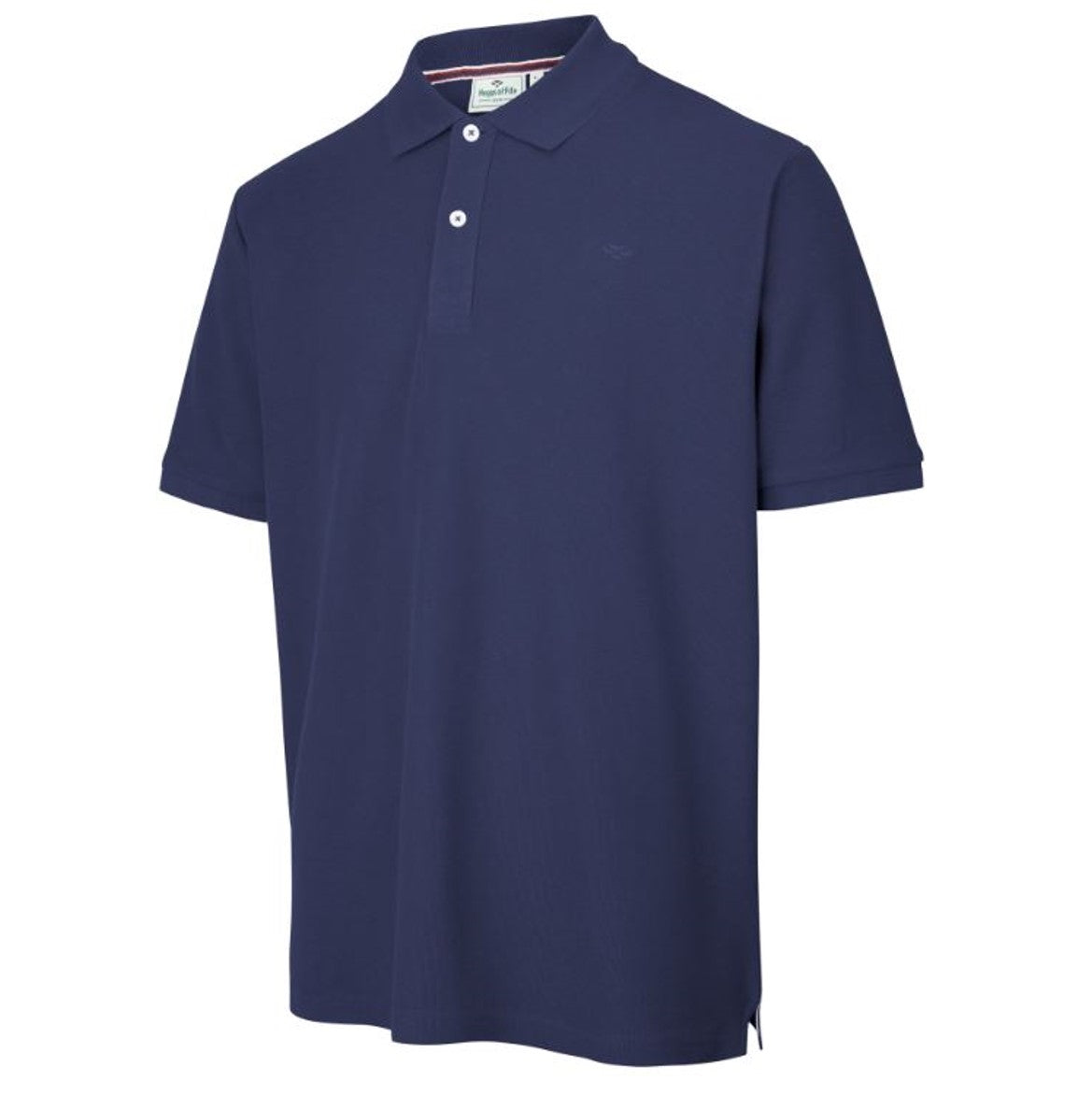 Hoggs of Fife Largs Pique Polo Shirt Navy 2
