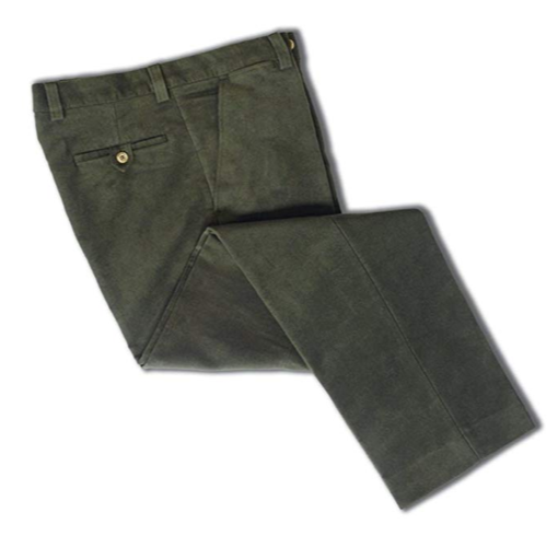 Hoggs of Fife Moleskin Trousers Dark Olive 1