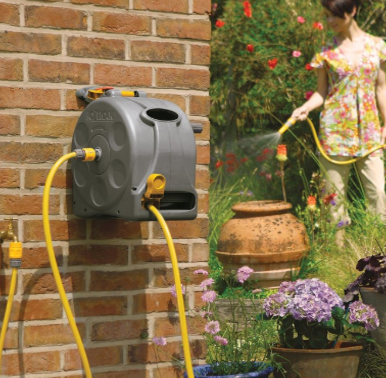 Hozelock 2415 Compact 25m 2-in-1 Reel with Mounting Bracket 2