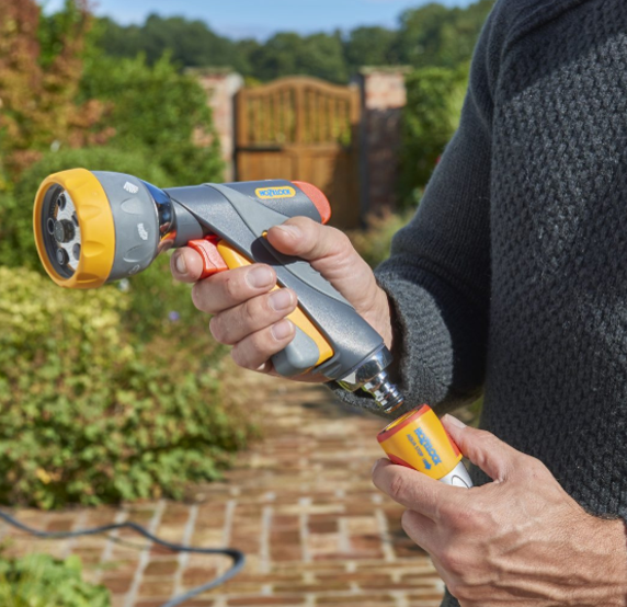 Hozelock 2371 Multi Spray Pro Gun with Fittings 2