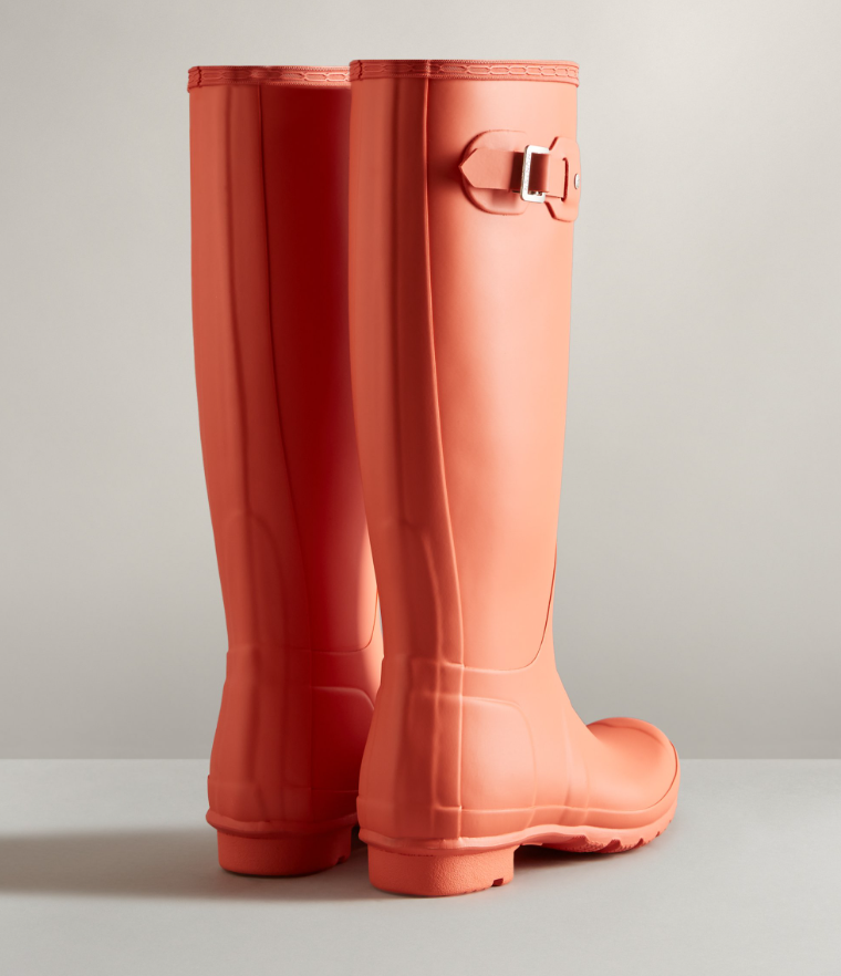 Hunter Women's Original Tall Wellington Boots Sun Cup Orange 3