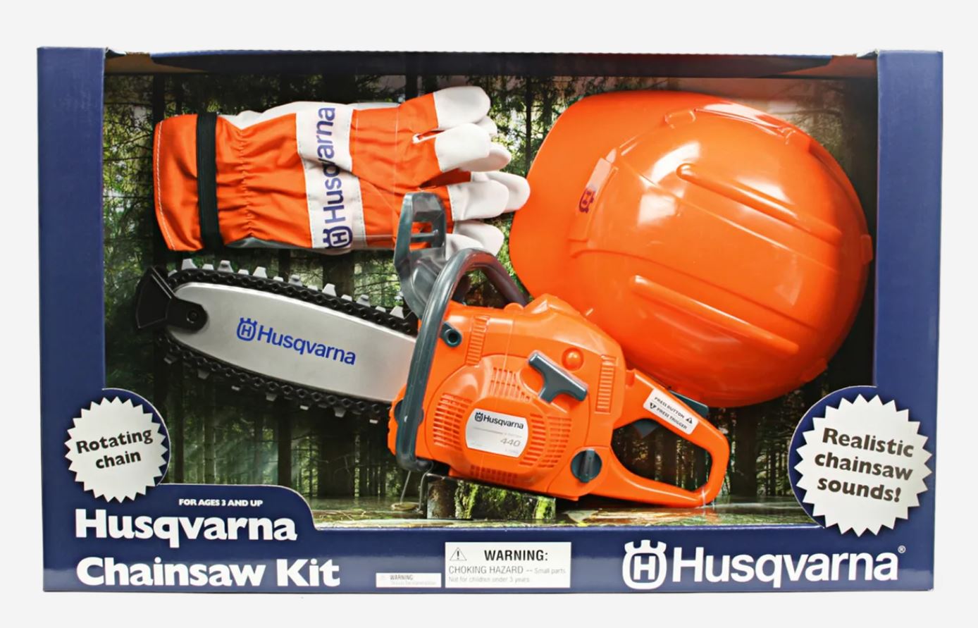Husqvarna Children’s Battery Operated Toy Chain Saw Kit 1