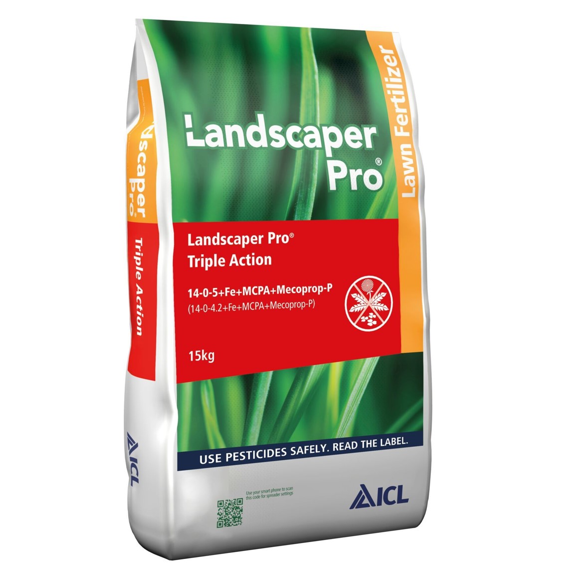 ICL Landscaper Pro Triple Action Feed, Weed & Mosskiller 15kg 2
