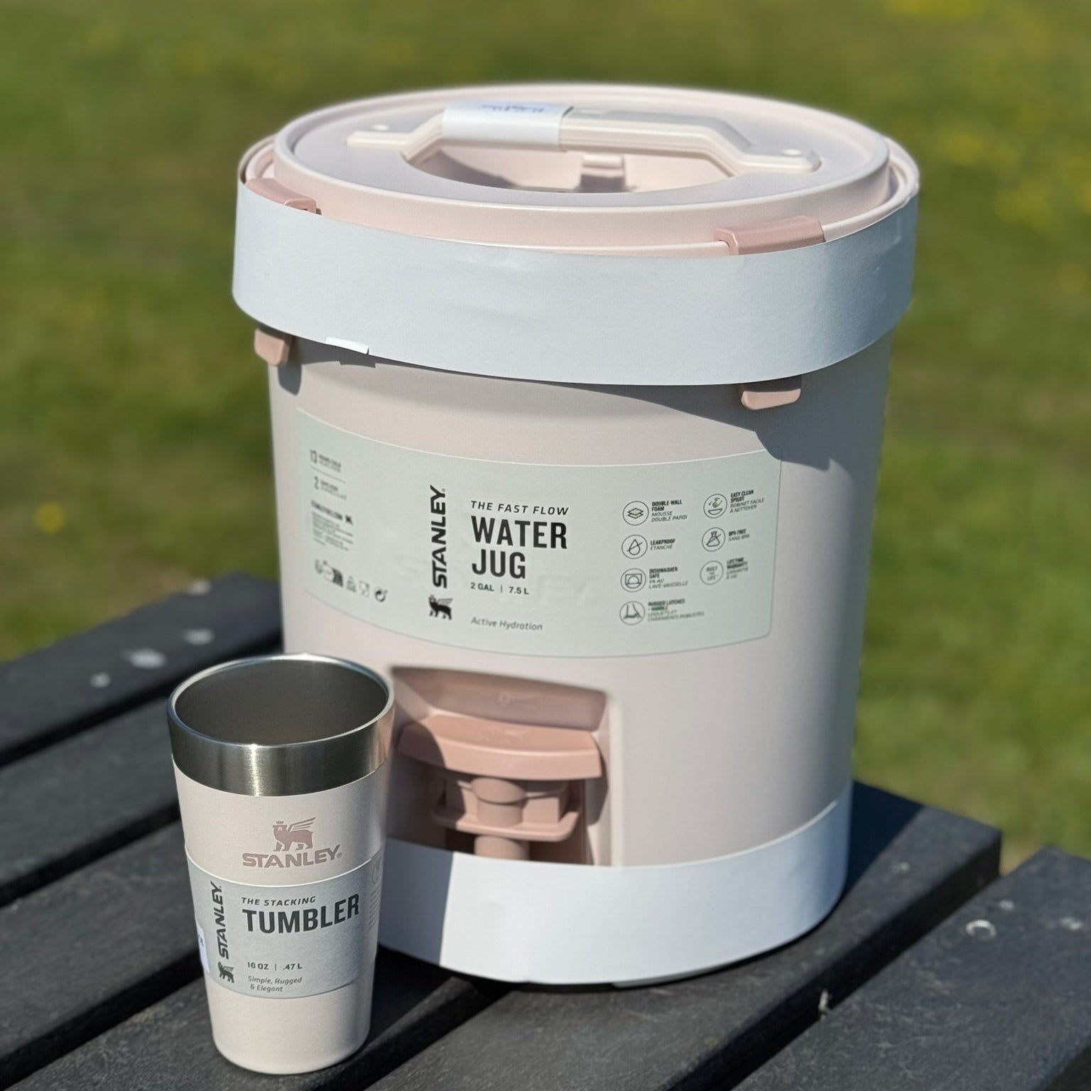 Stanley Adventure Fast Flow Jug | 7.5L Rose Quartz