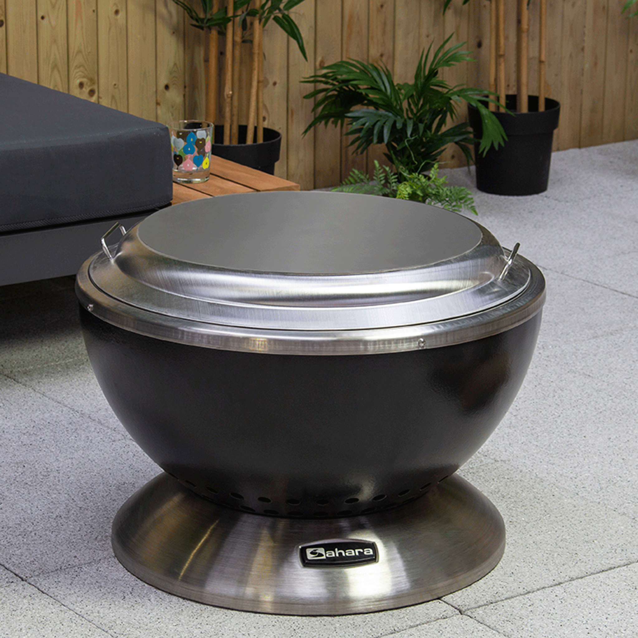 Sahara Clean Burn Smokeless Fire Pit Lid