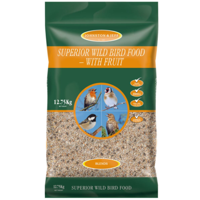 Johnson & Jeff Superior Wild Bird Food with Fruit 1