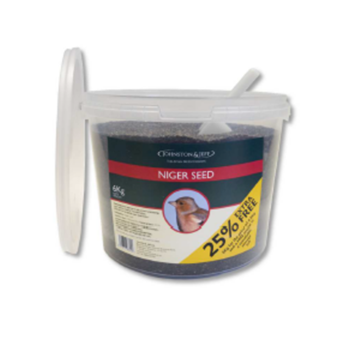 Johnson & Jeff Wild Bird Niger Seed Tub 6kg 1