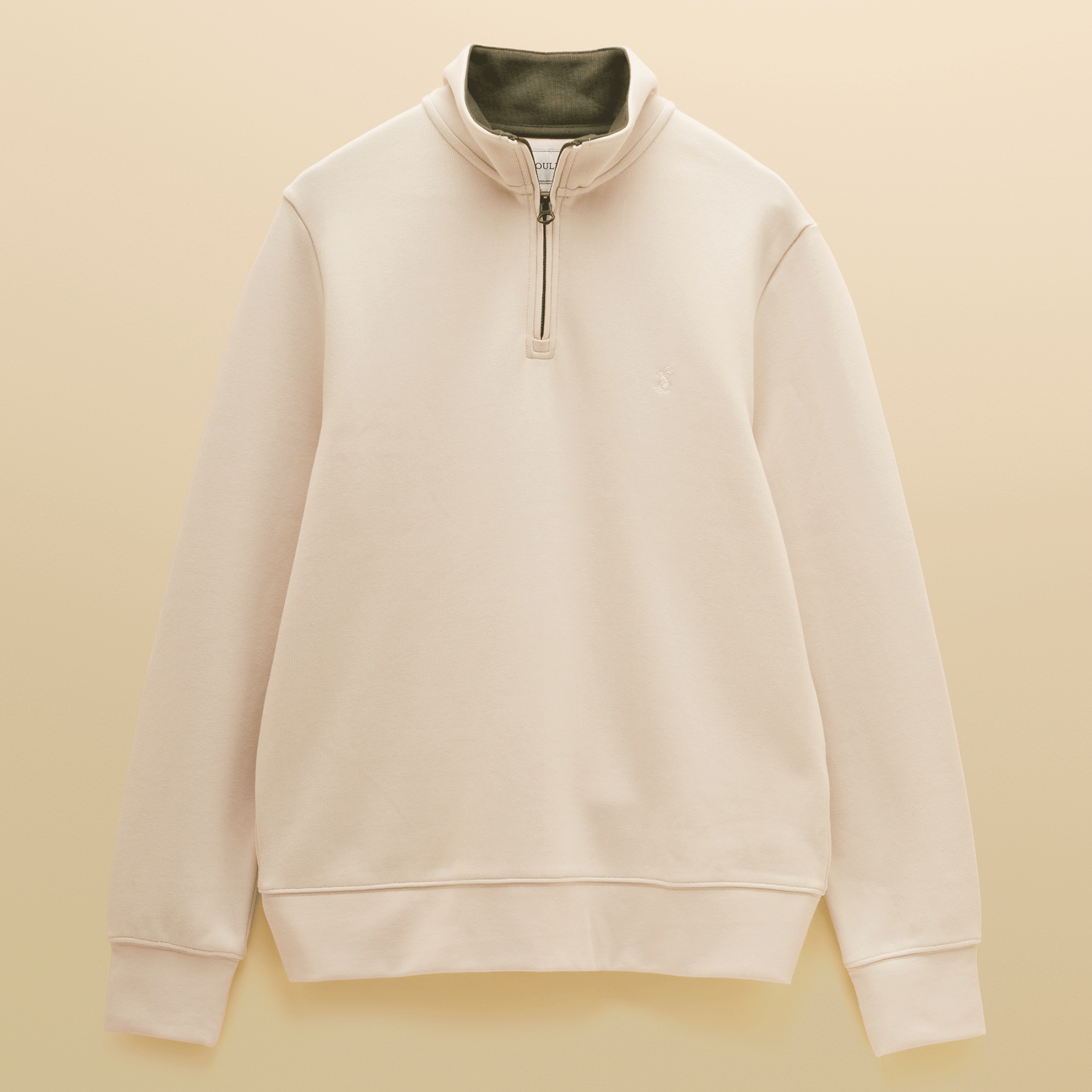 Joules Alistair 1/4 Zip Sweatshirt Cream