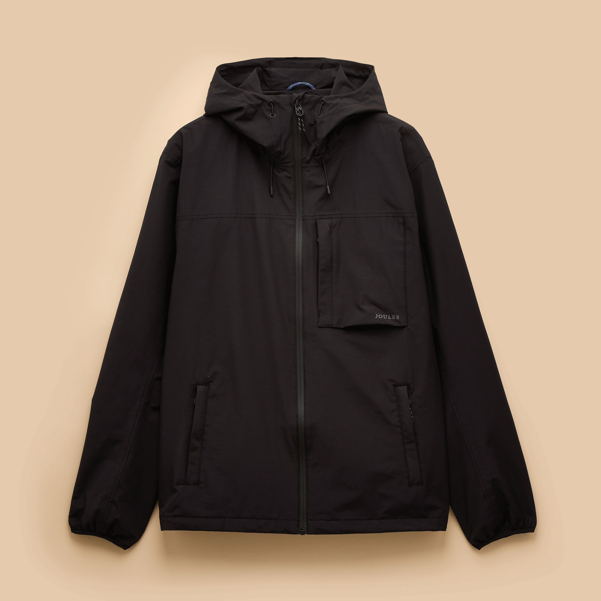 Joules Ayston Lightweight Waterproof Coat Black