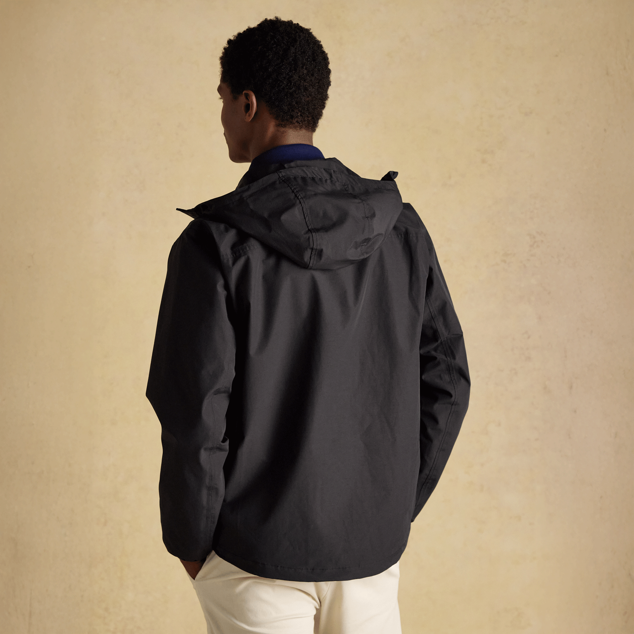 Joules Ayston Lightweight Waterproof Coat Black