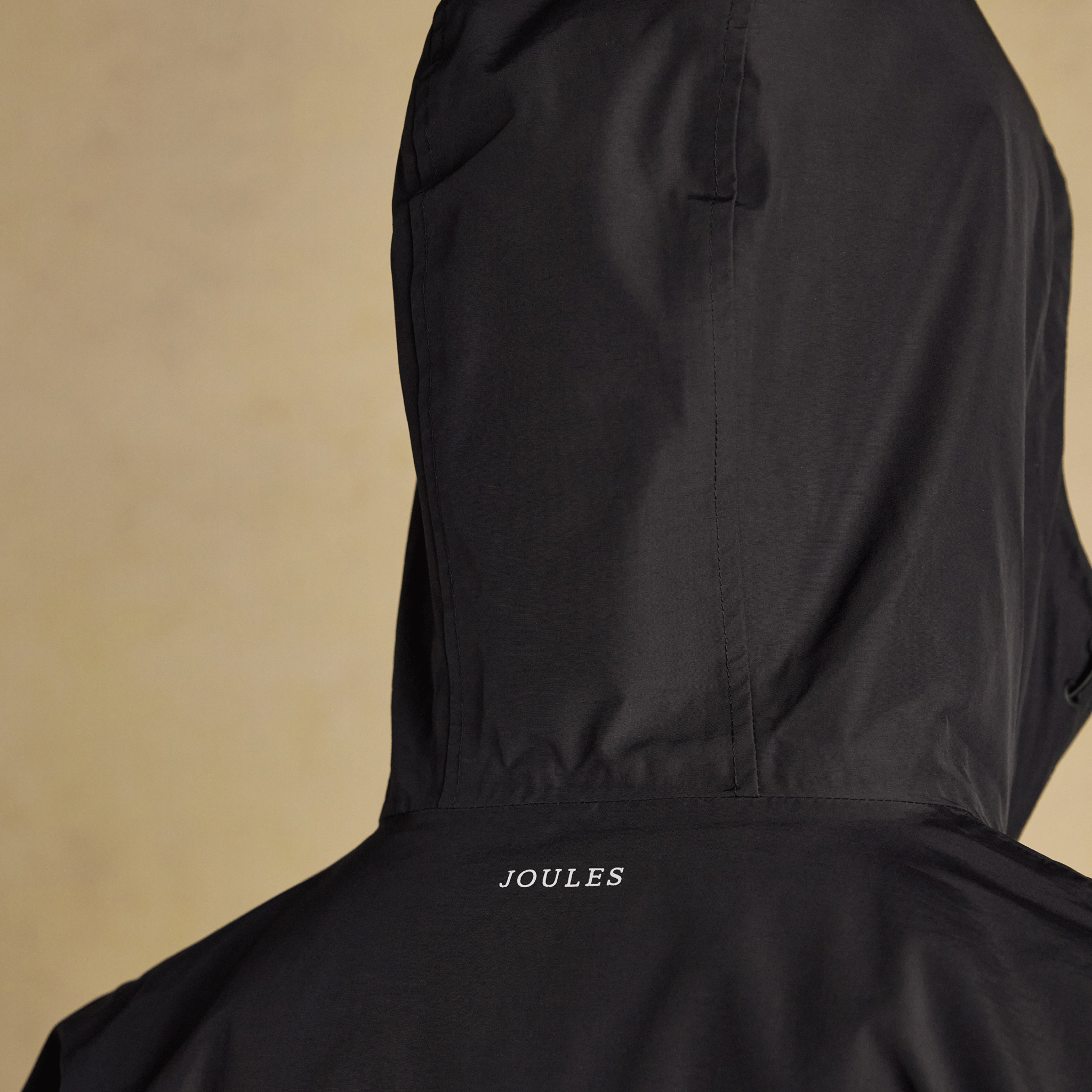 Joules Ayston Lightweight Waterproof Coat Black