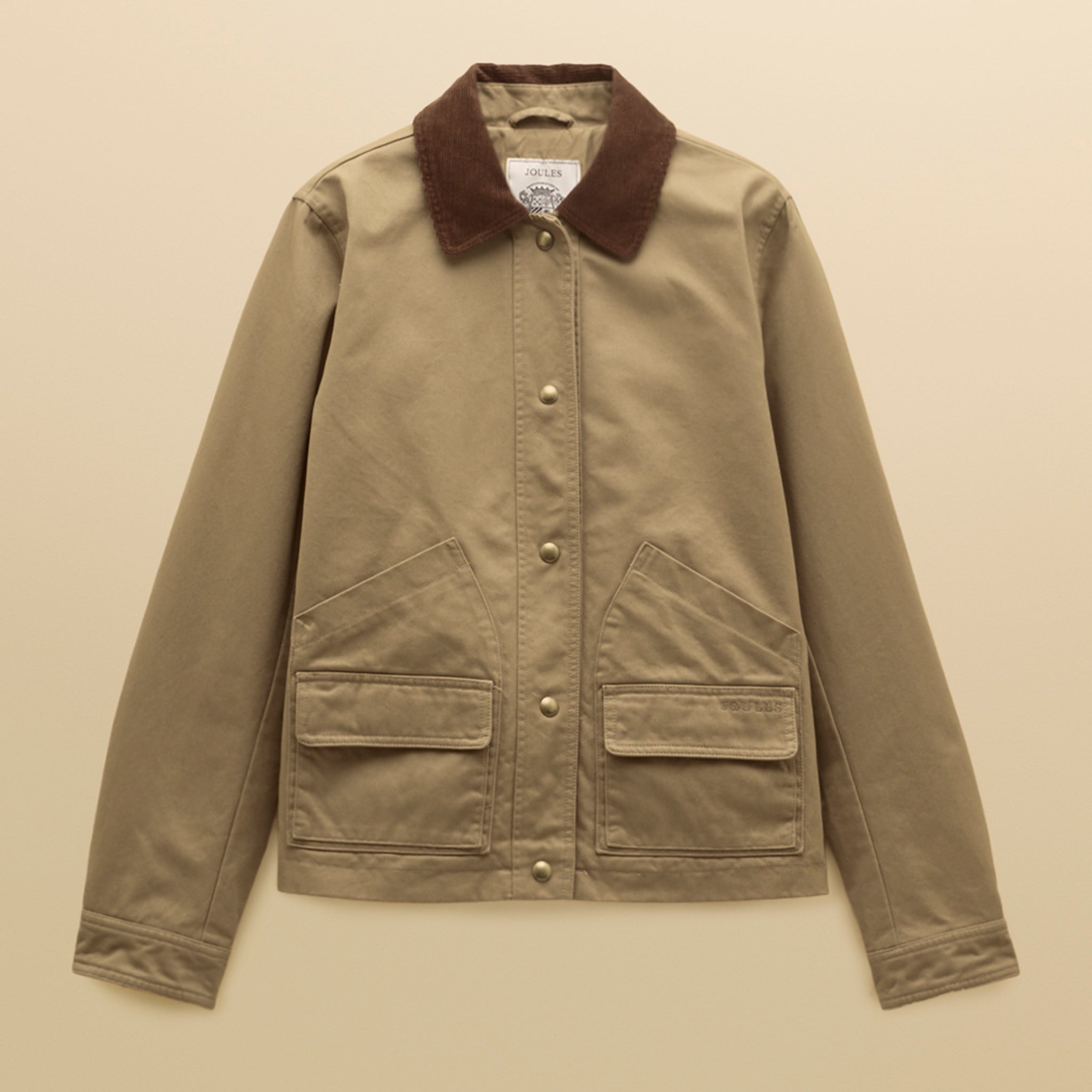 Joules Barn Jacket Tan Brown