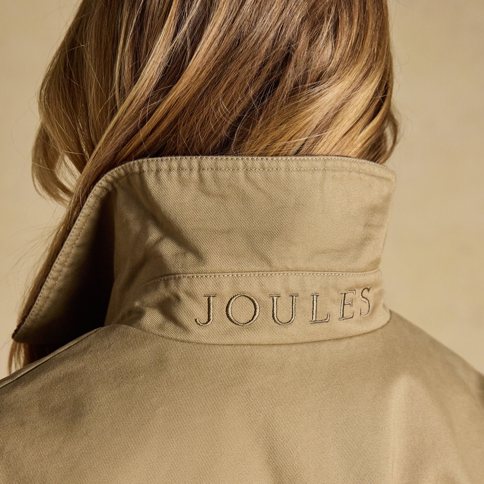 Joules Barn Jacket Tan Brown