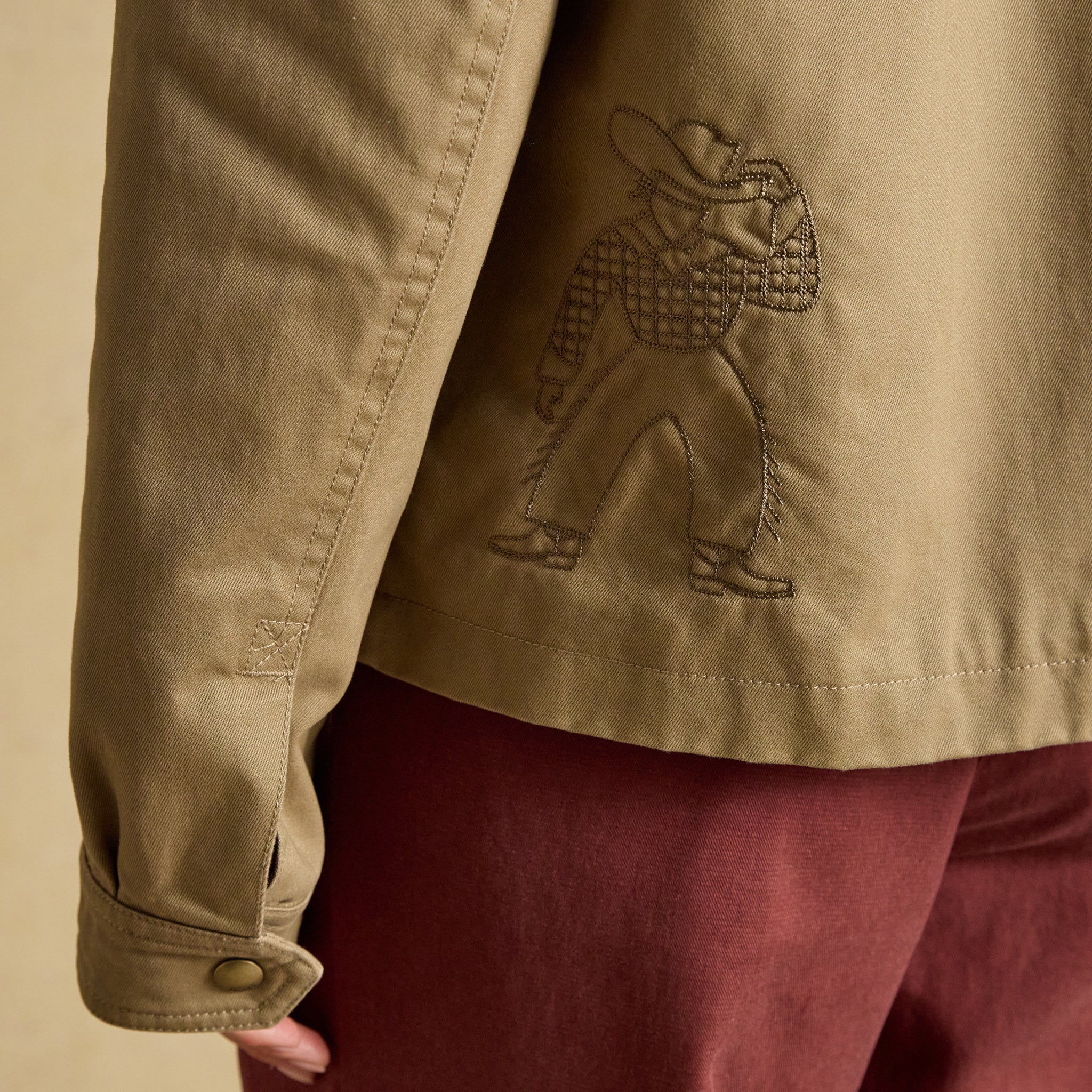 Joules Barn Jacket Tan Brown