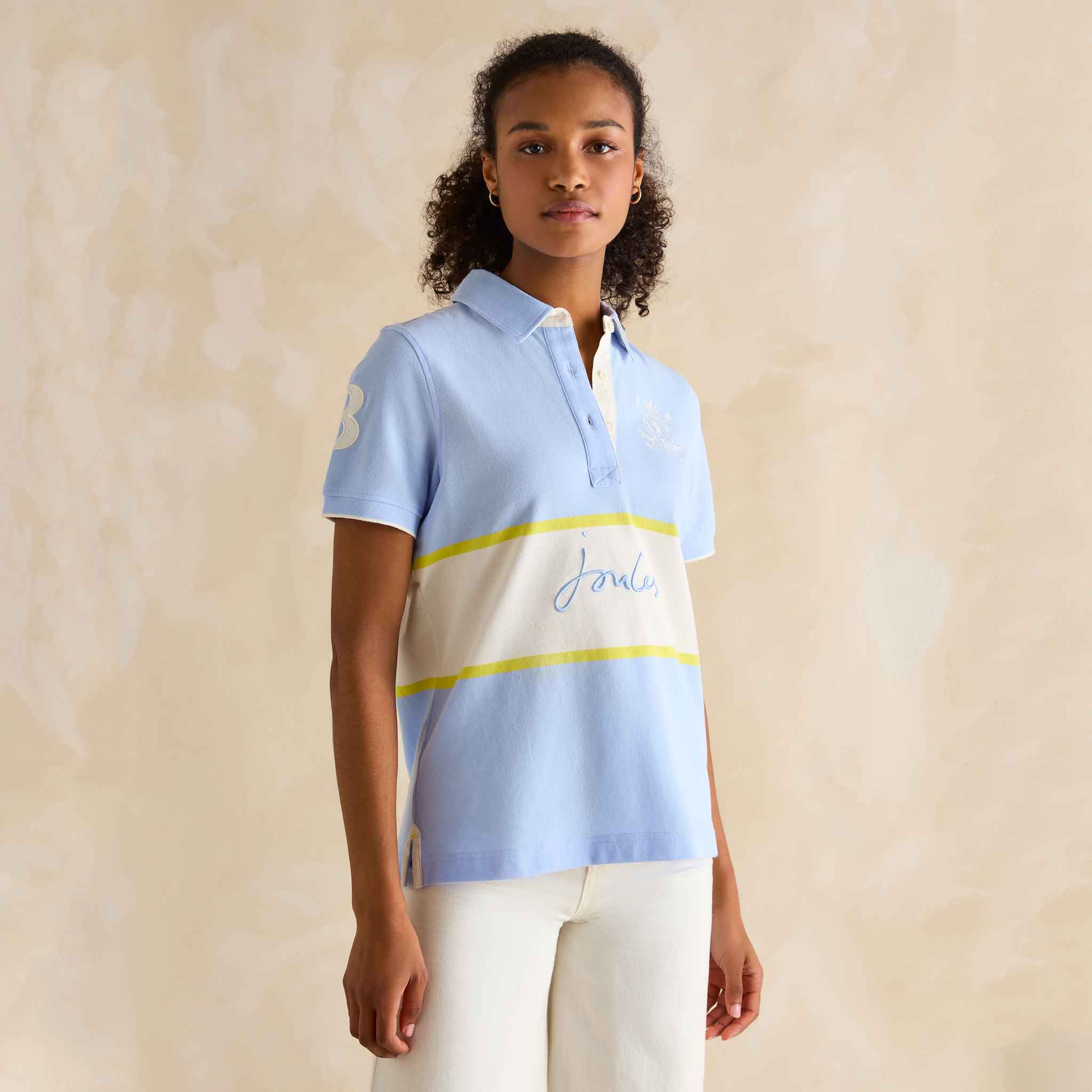 Joules Beaufort Blue Polo Top
