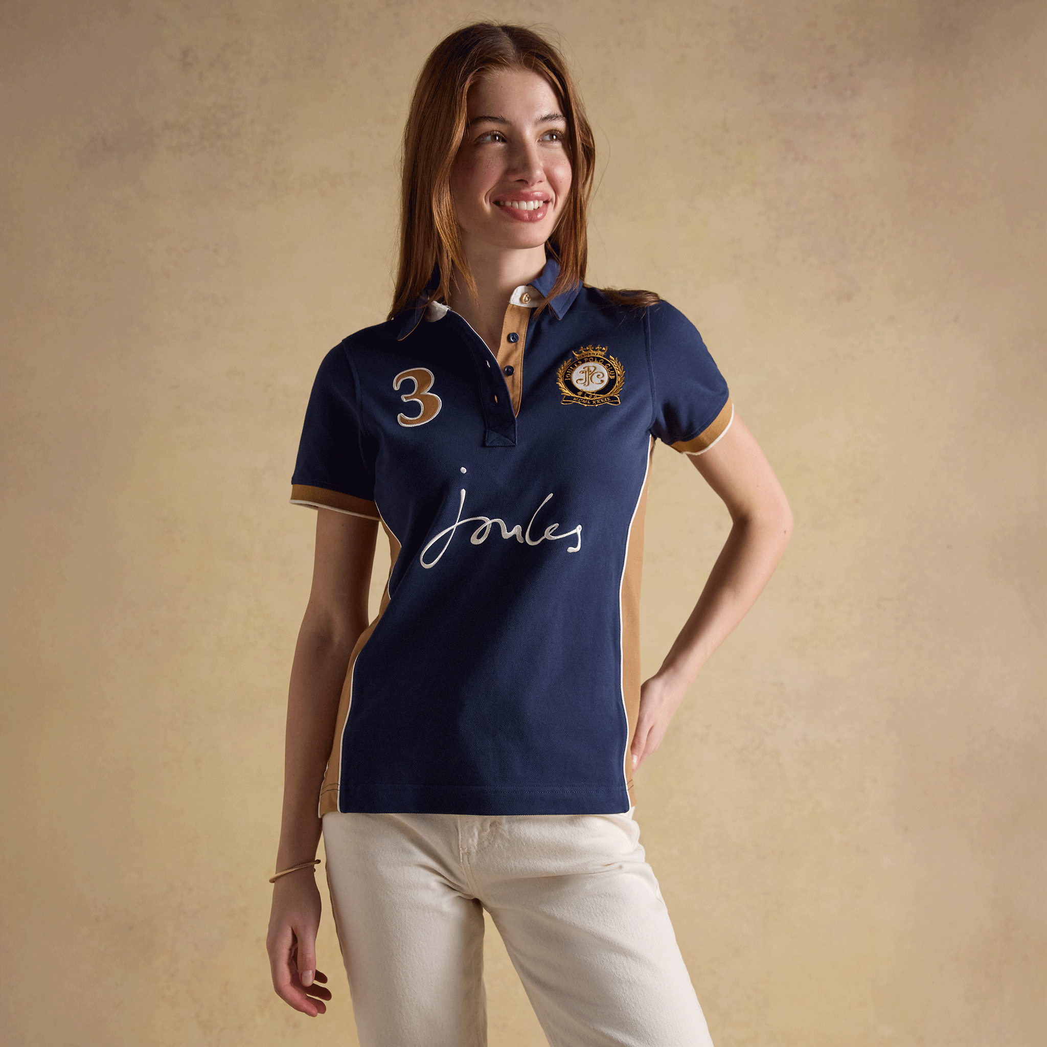 Joules Beaufort Polo Shirt in Navy