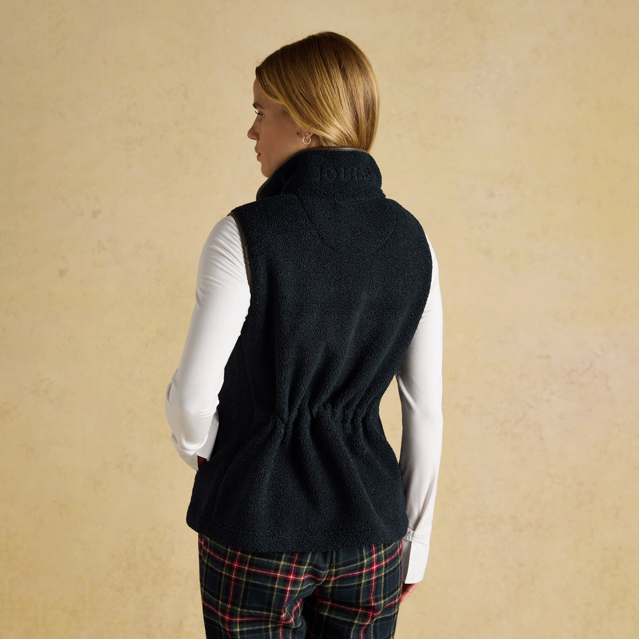 Joules Borg Heritage Fleece Gilet Navy