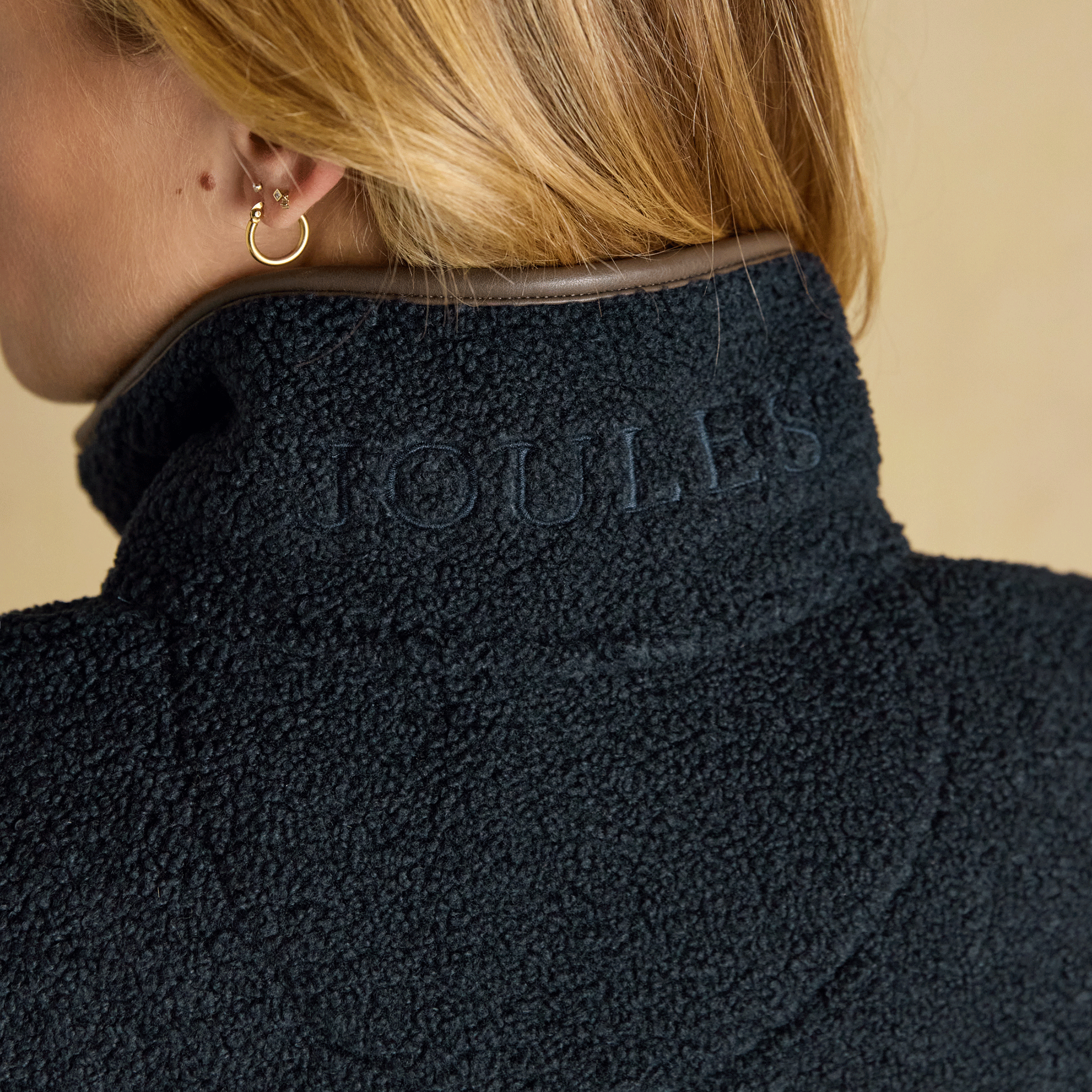 Joules Borg Heritage Fleece Gilet Navy
