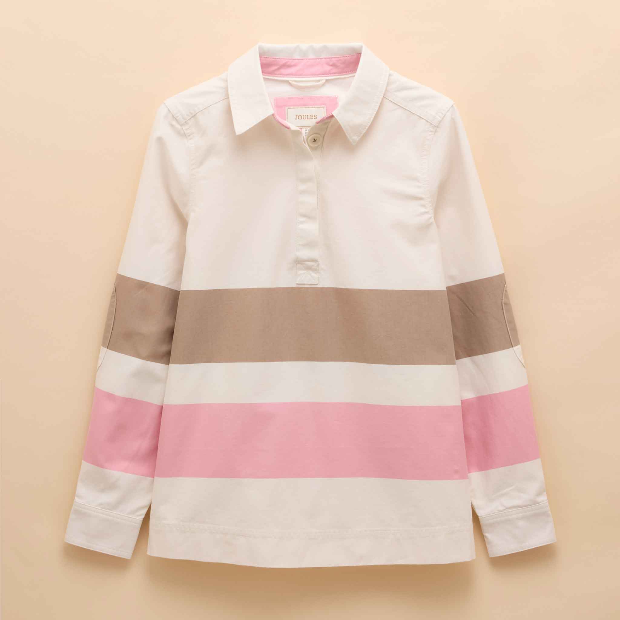 Joules Brinley Tan-Pink Deck Shirt