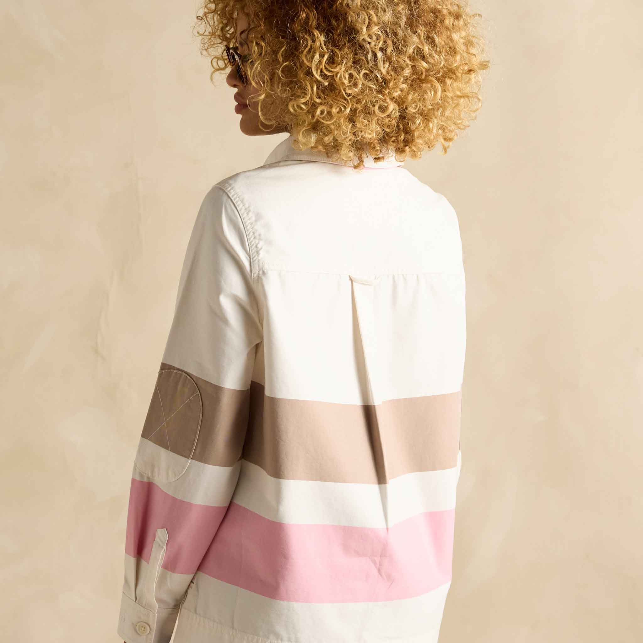 Joules Brinley Tan-Pink Deck Shirt