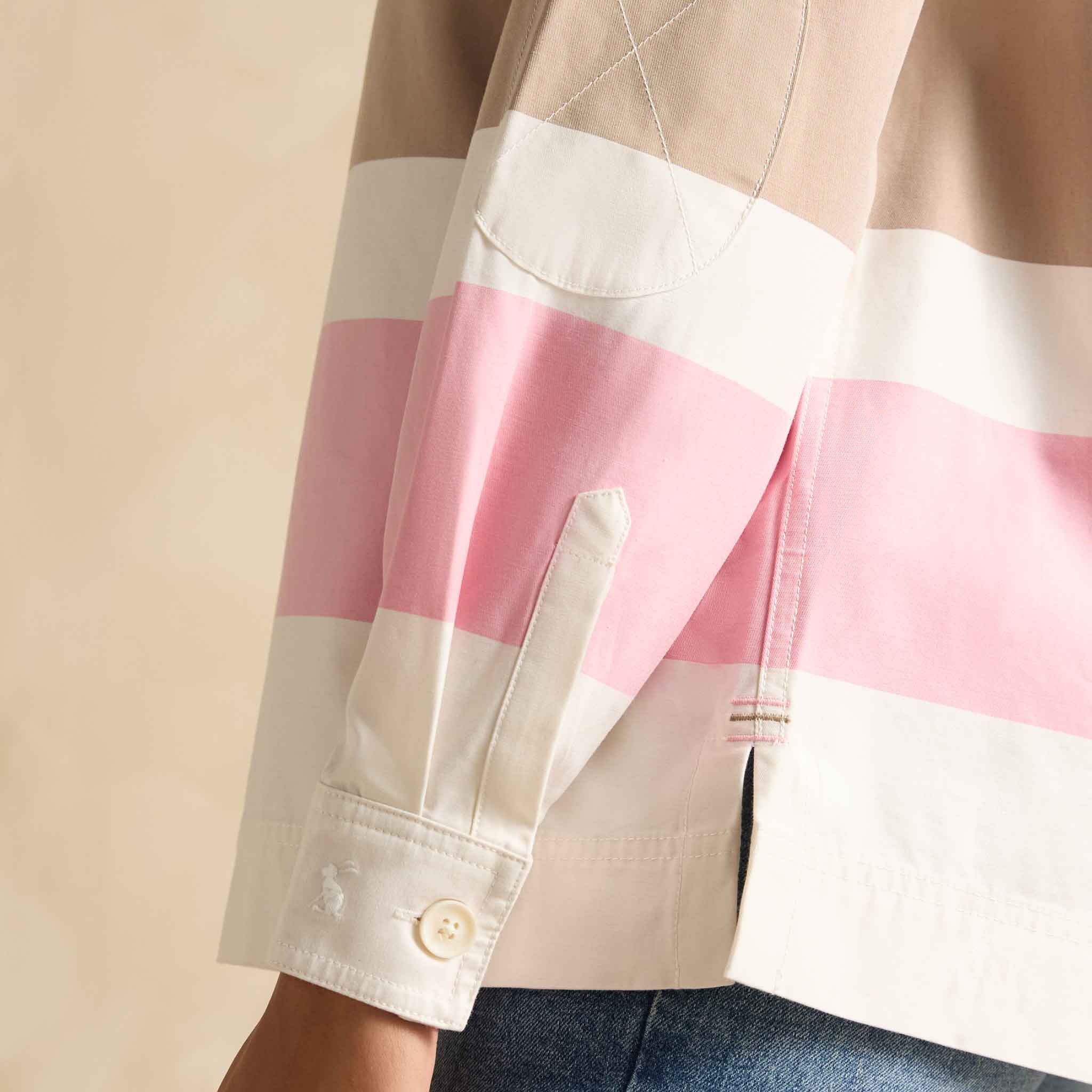 Joules Brinley Tan-Pink Deck Shirt