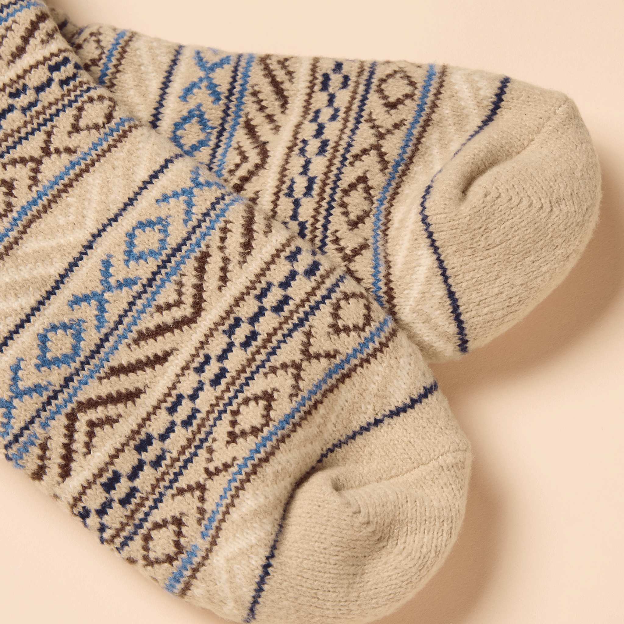 Joules Chalet Neutral Cosy Lined Socks