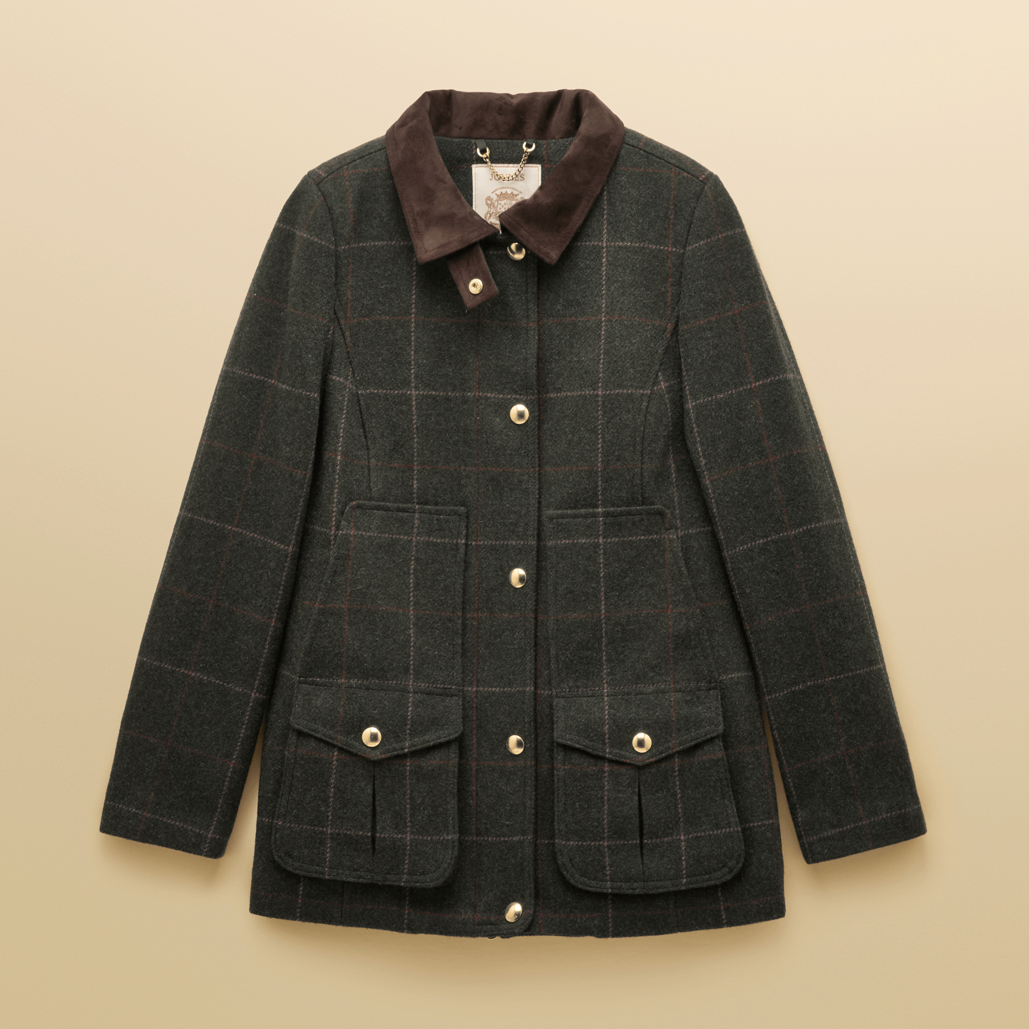 Joules Classic Fieldcoat Green Tweed