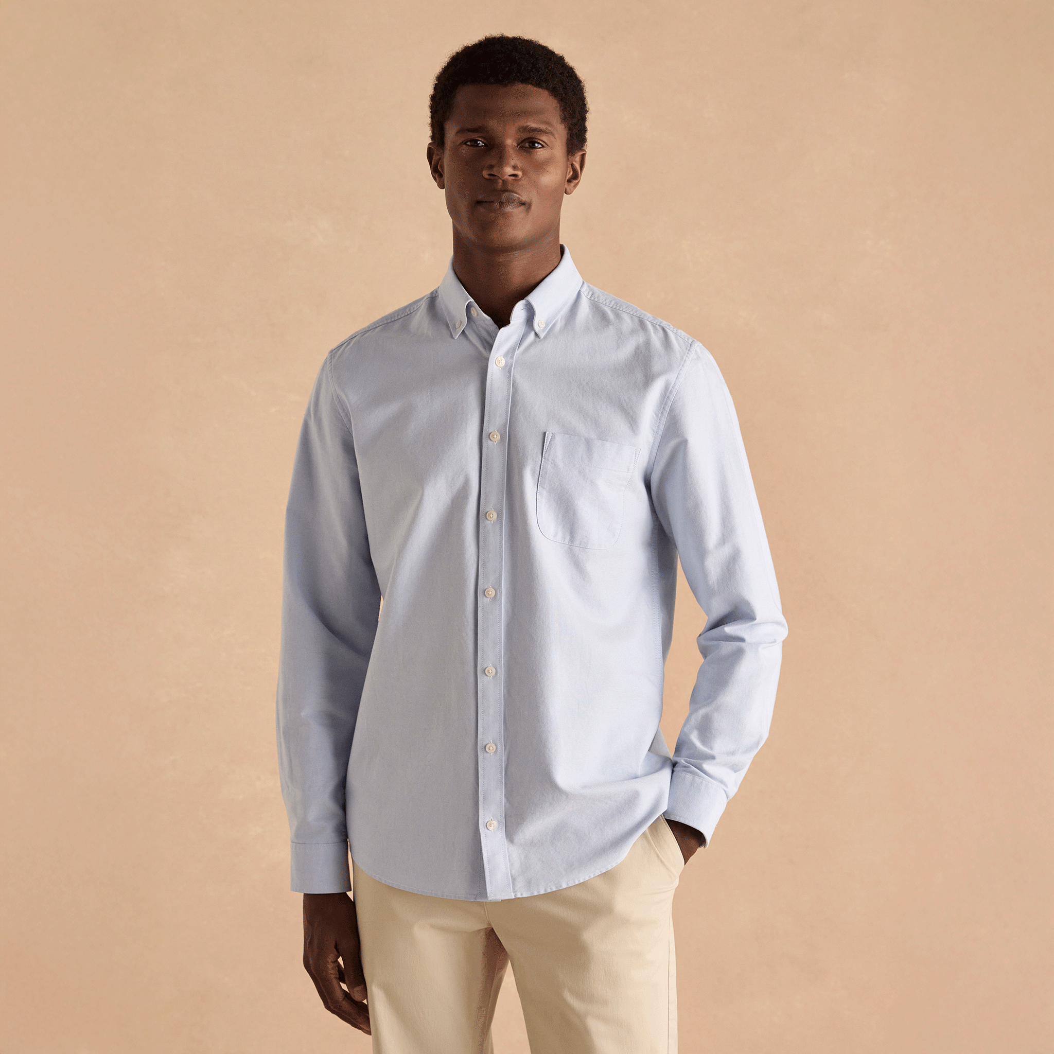 Joules Classic Fit Oxford Shirt in Blue