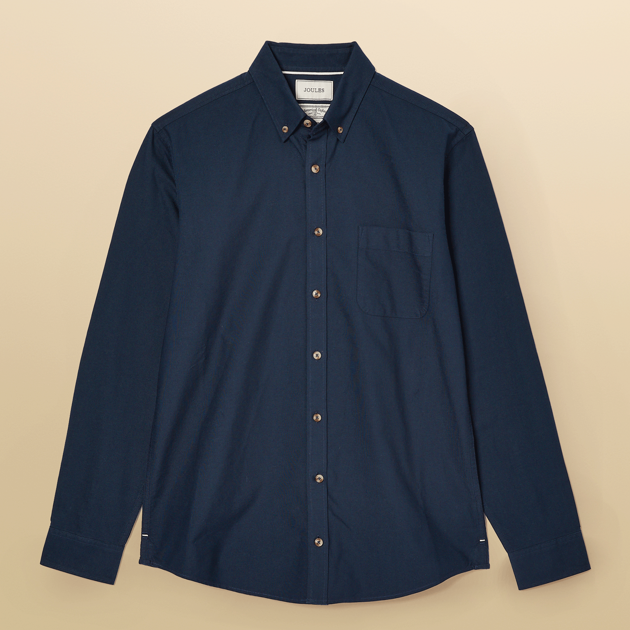 Joules Classic Fit Oxford Shirt in Navy