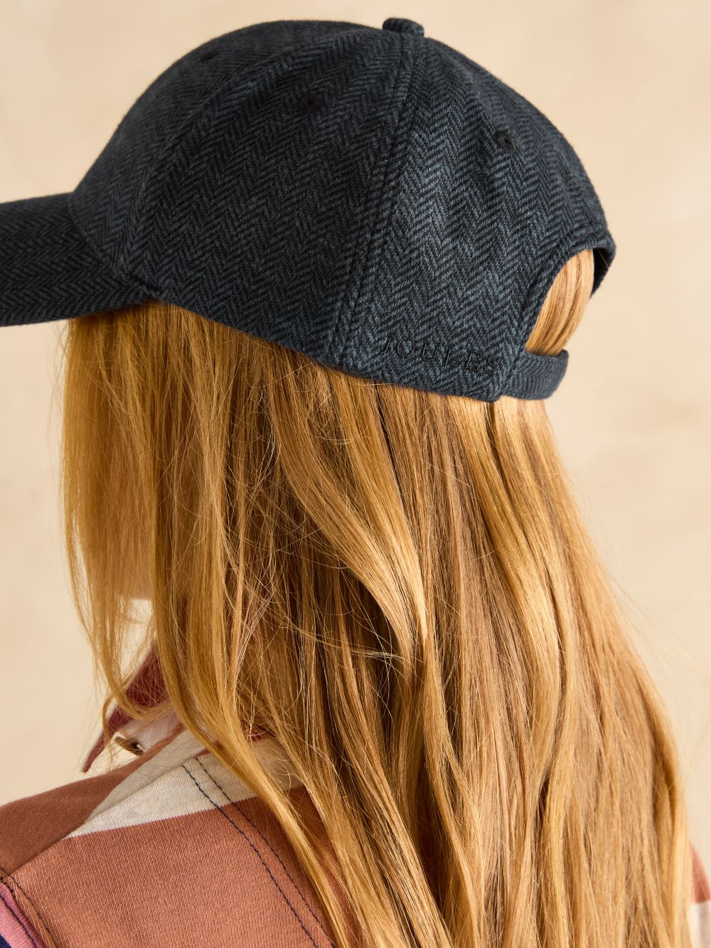 Joules Daley Navy Herringbone Cap 5
