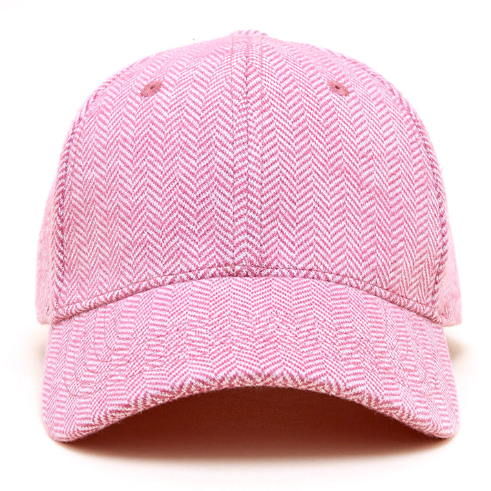 Joules Daley Pink Herringbone Cap 1