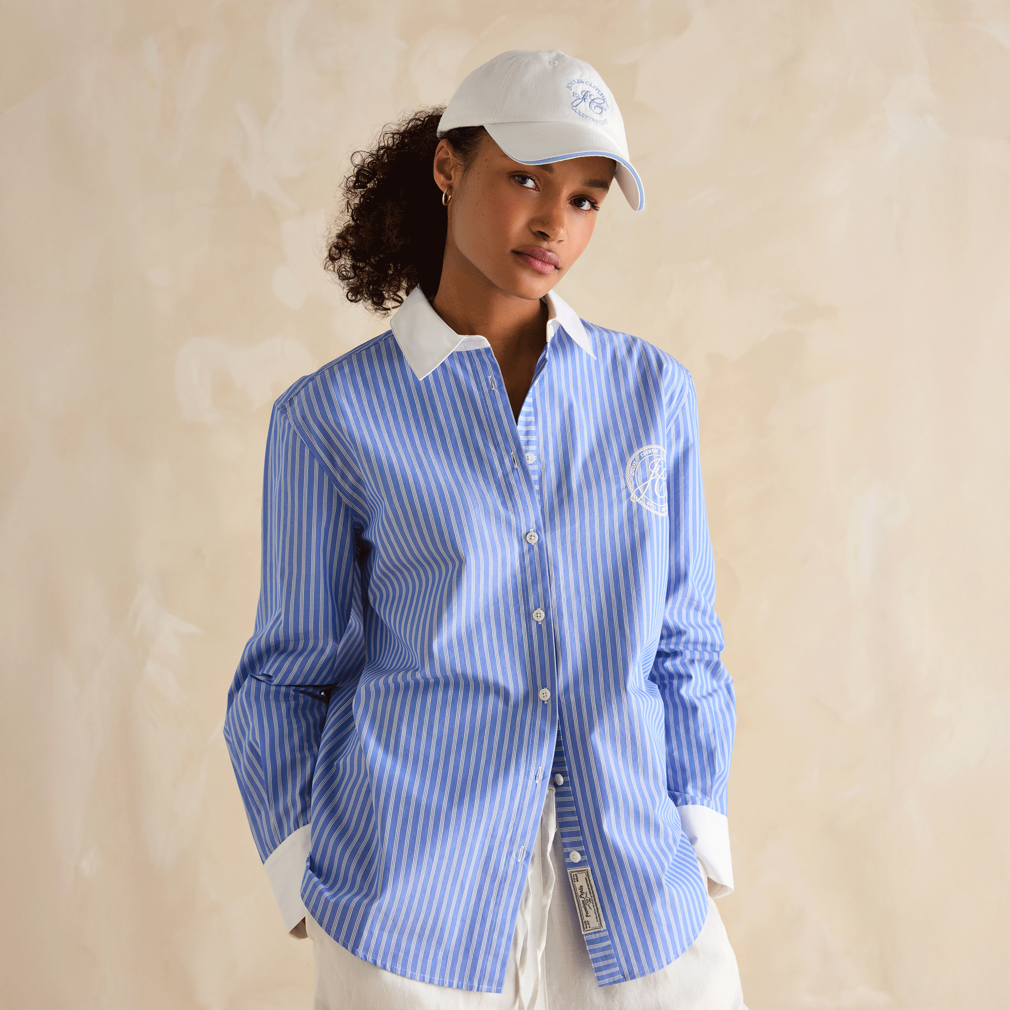 Joules Daley White Cap