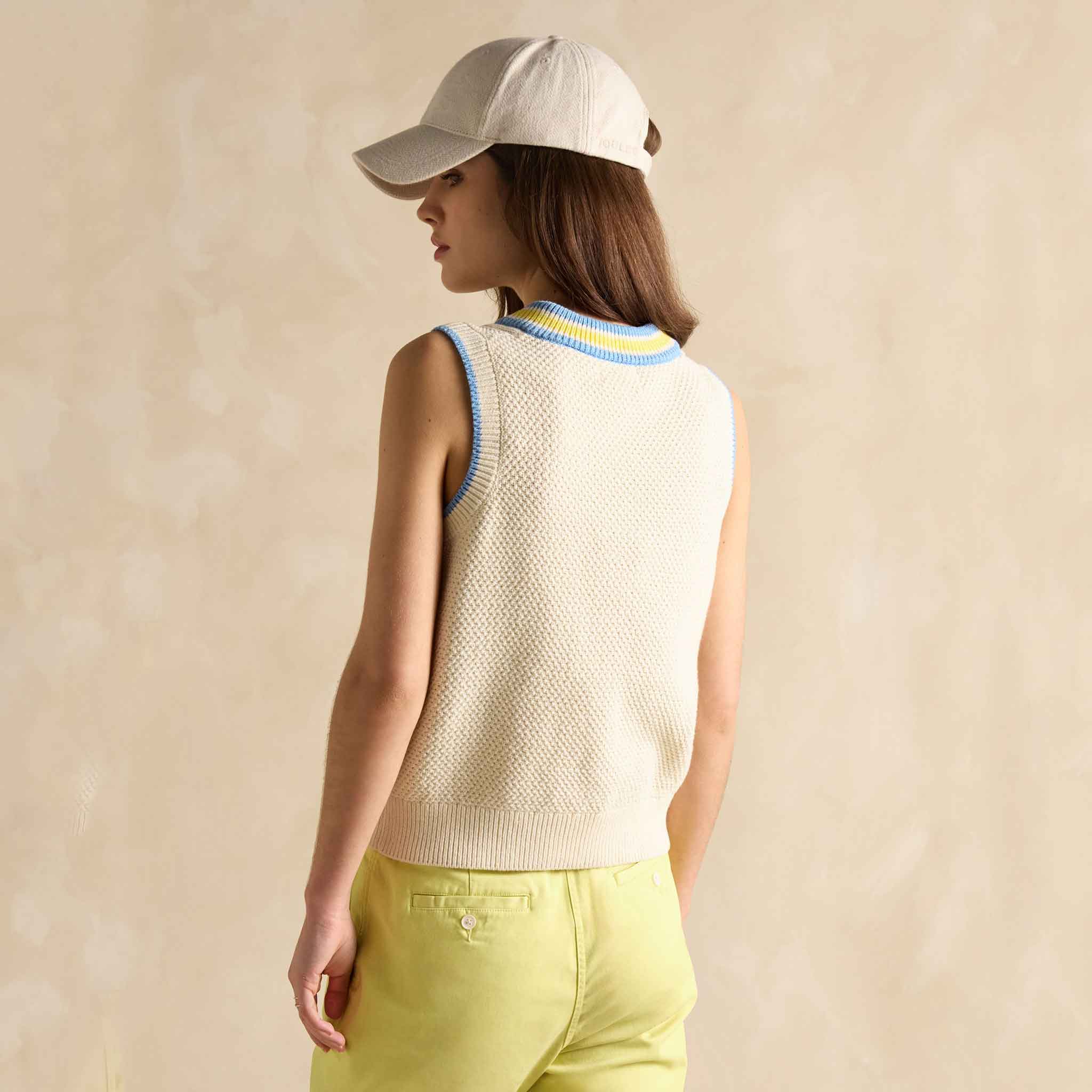 Joules-Deuce-Cable-Knit-Cotton-Vest-Cream-5