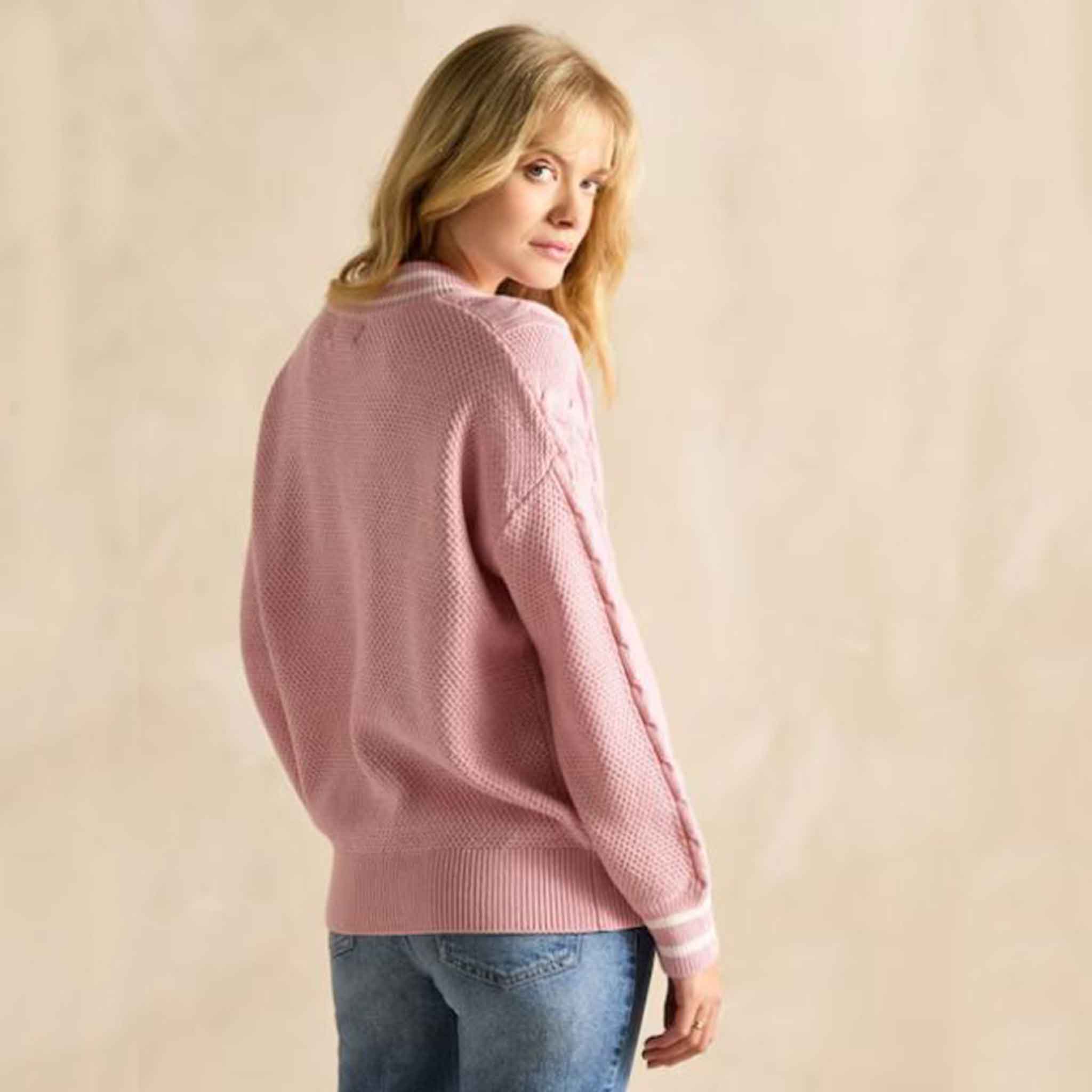 Joules-Dibbly-Cotton-Cable-Knit-Cricket-Jumper-Pink-2