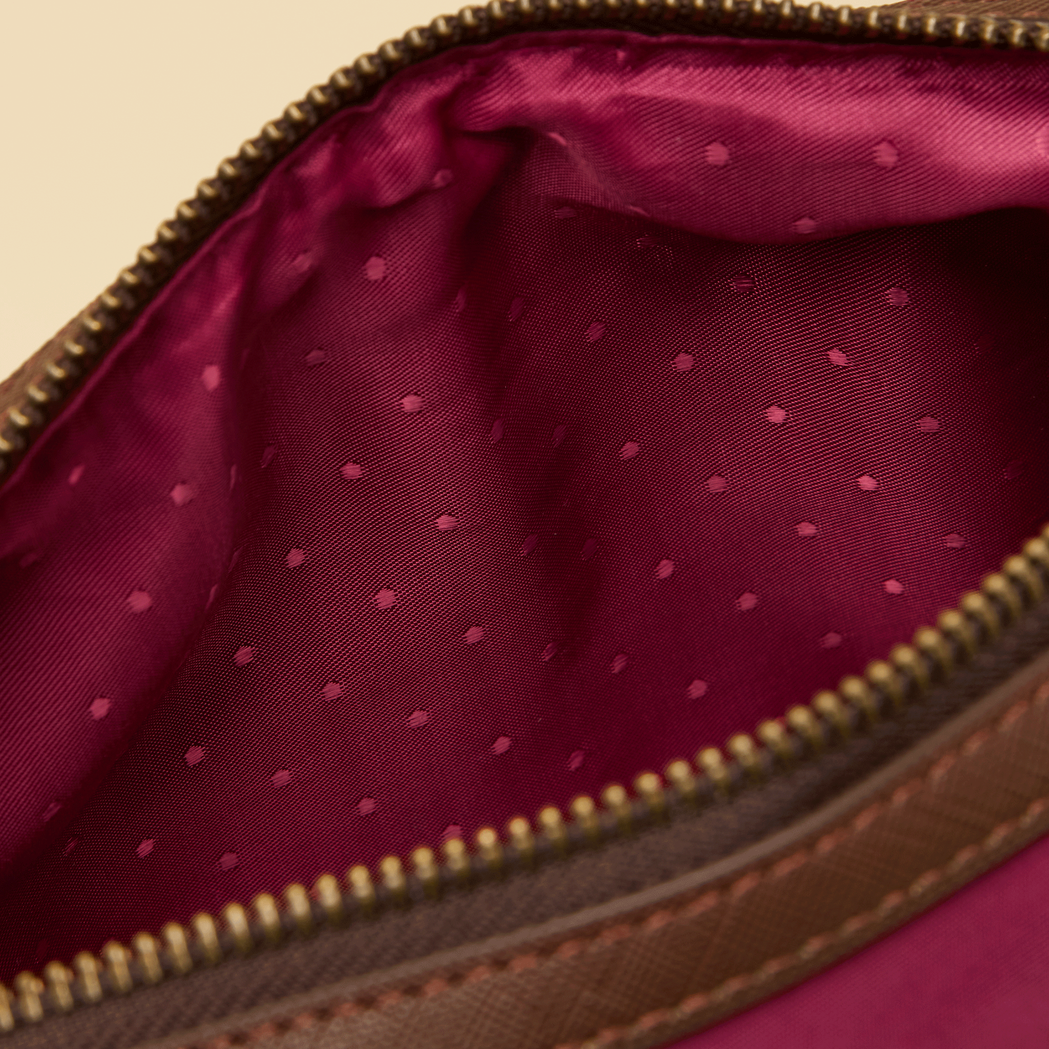 Joules Edie Cosmetic Bag Berry Red