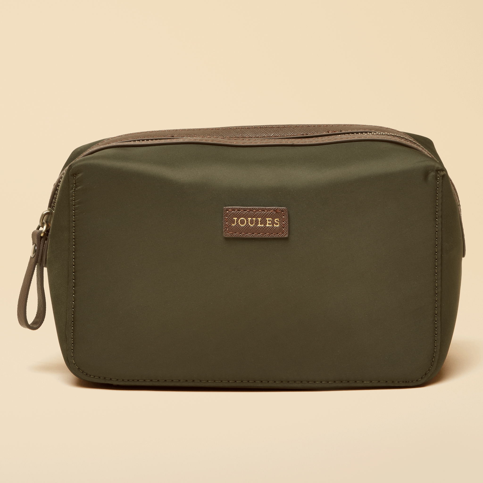 Joules Edie Cosmetic Bag Khaki Green