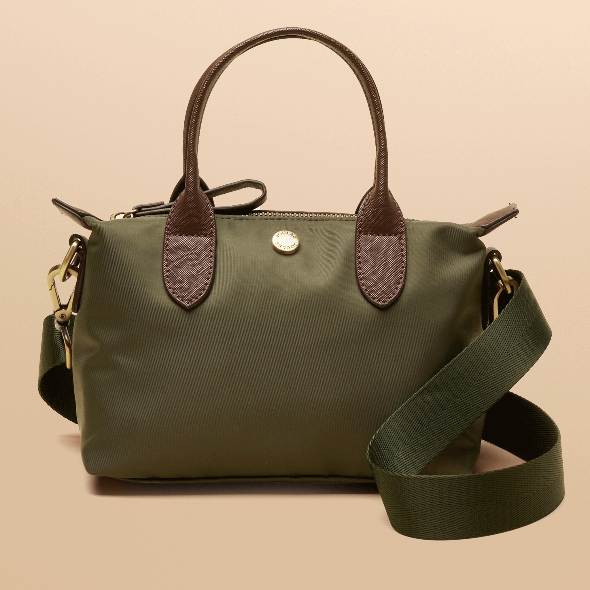 Joules Edie Cross Body Bag Khaki Green