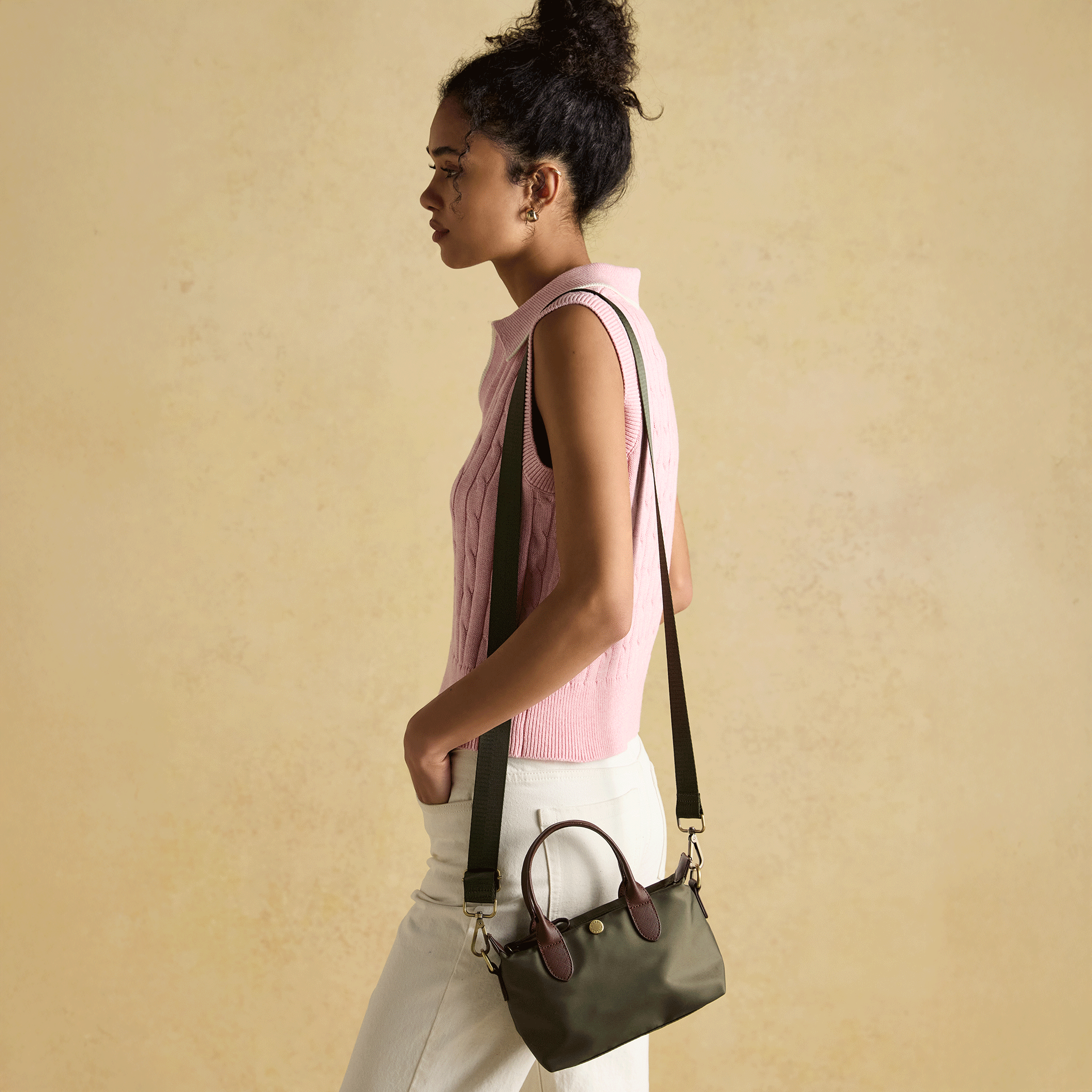 Joules Edie Cross Body Bag Khaki Green