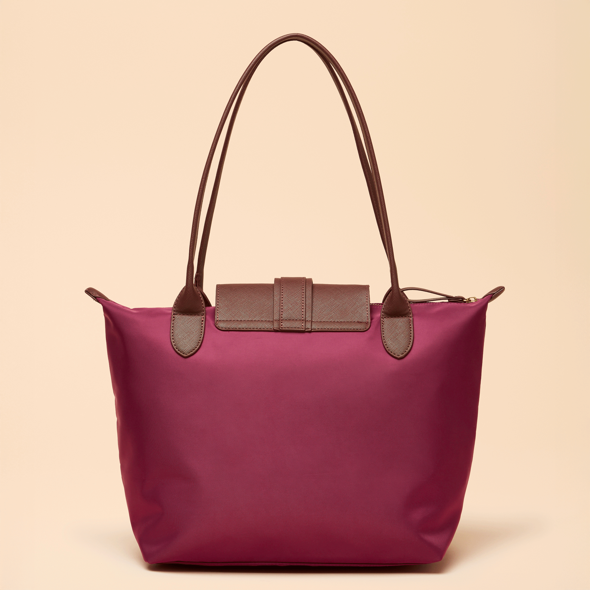 Joules Edie Shopper Bag Berry Red