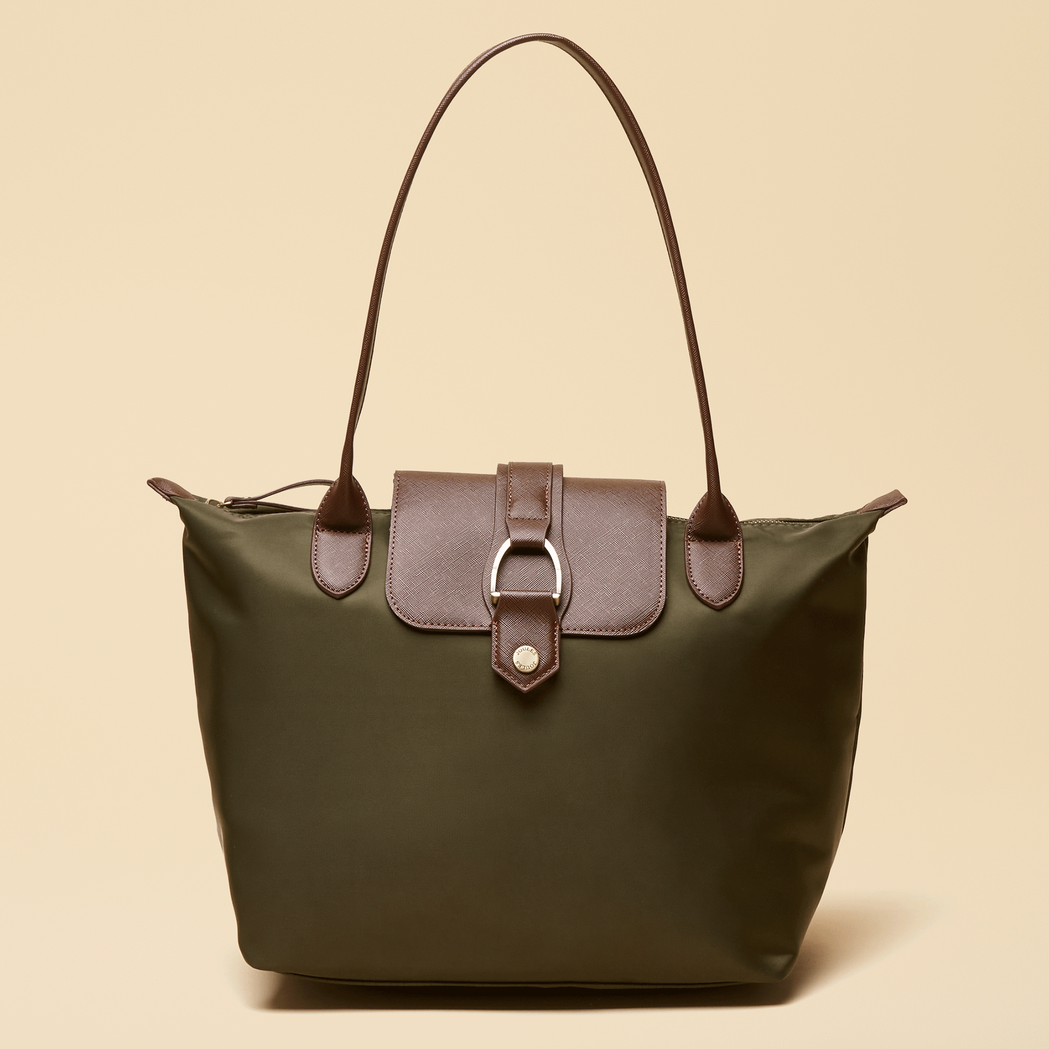 Joules Edie Shopper Bag Khaki Green