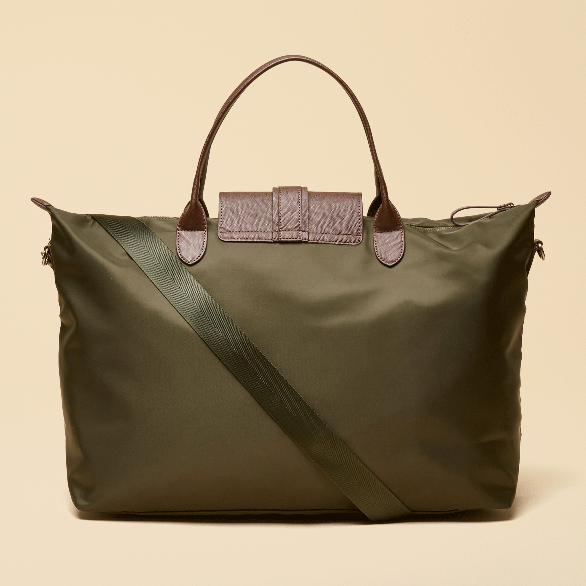 Joules Edie Weekend Bag with Shoulder Strap Khaki Green