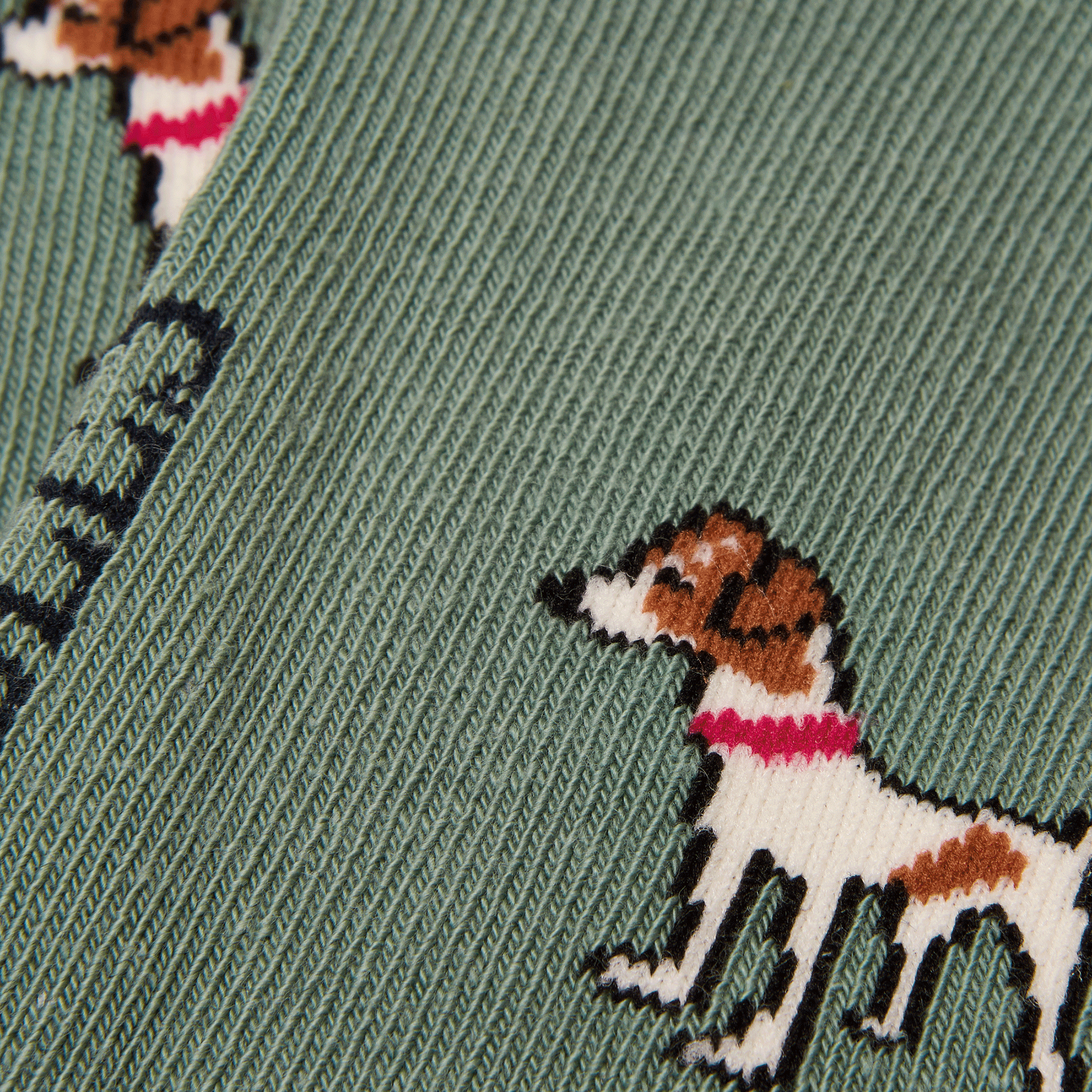 Joules Everyday Green-Blue Cotton Blend Socks 2 Pack