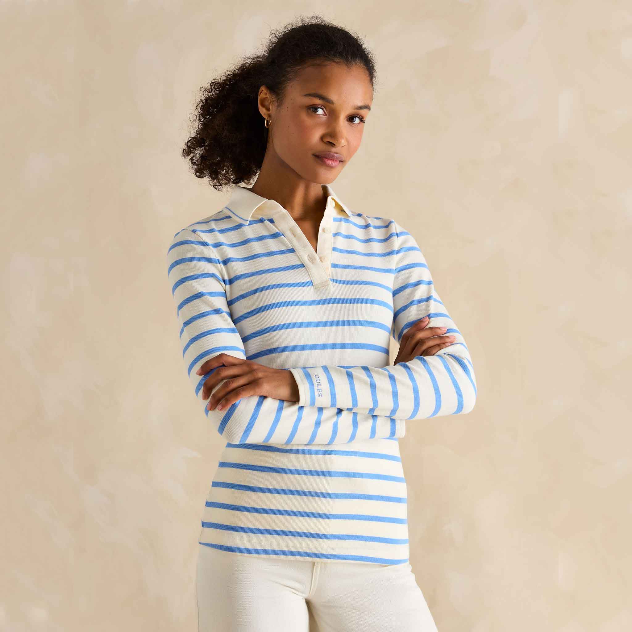 Joules-Fairfield-Long-Sleeve-Ribbed-Top-Blue-Striped-1