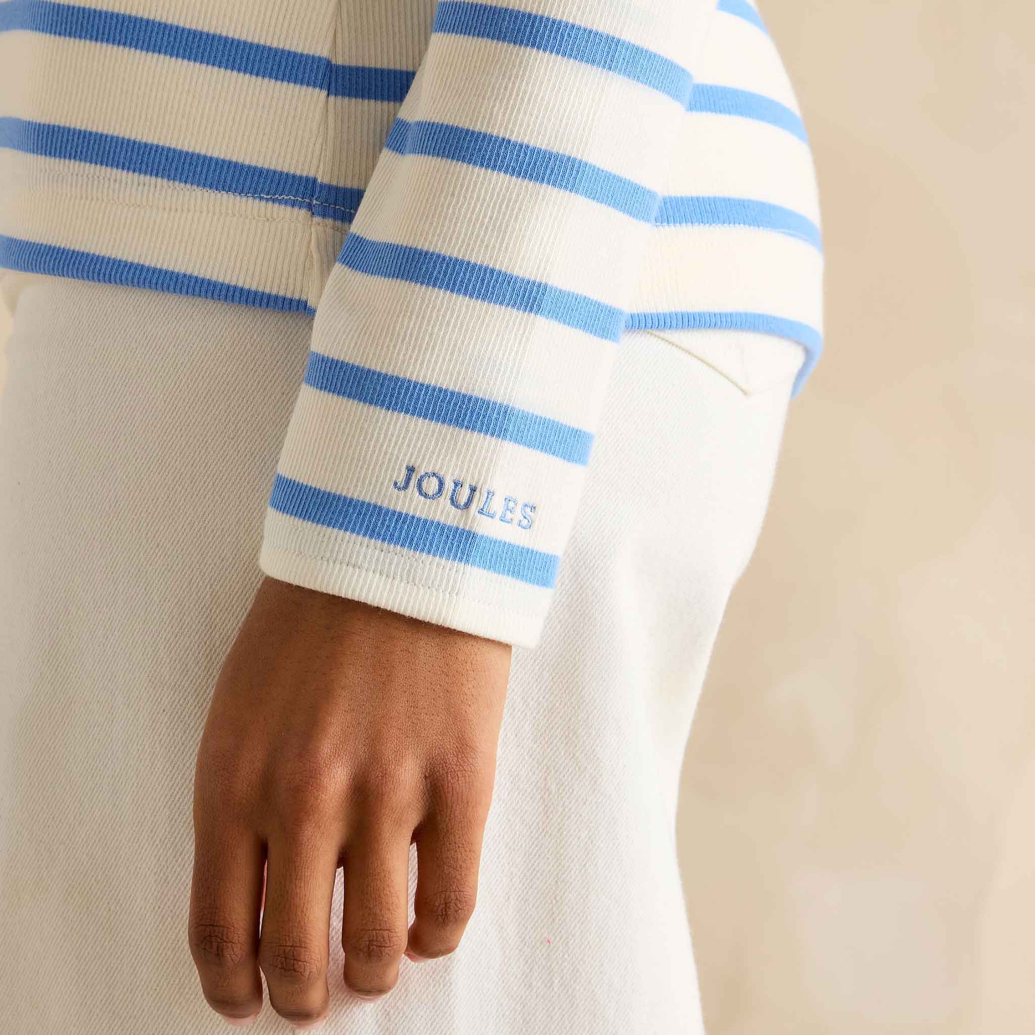 Joules-Fairfield-Long-Sleeve-Ribbed-Top-Blue-Striped-4