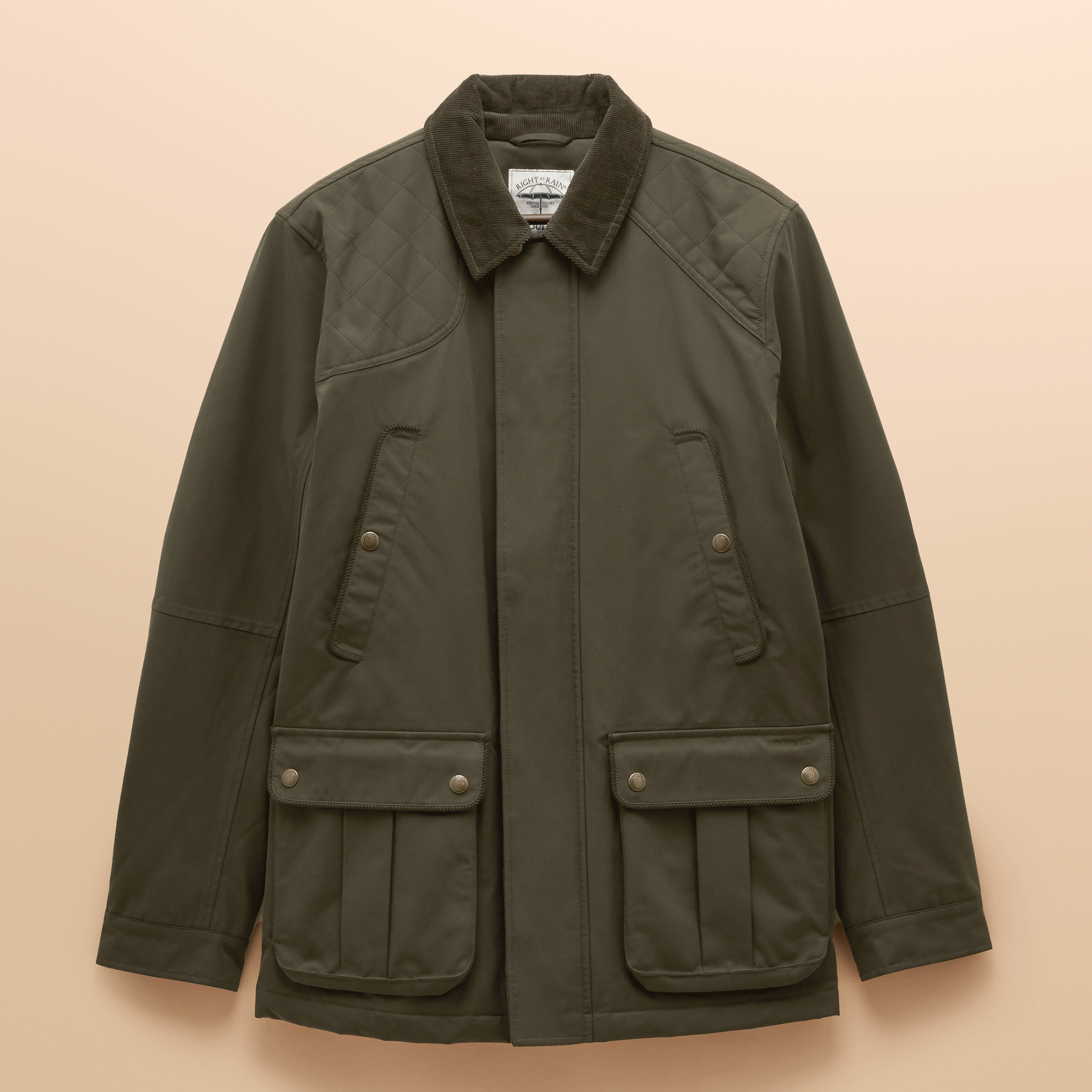 Joules Farleigh Waterproof Midweight Country Coat Green