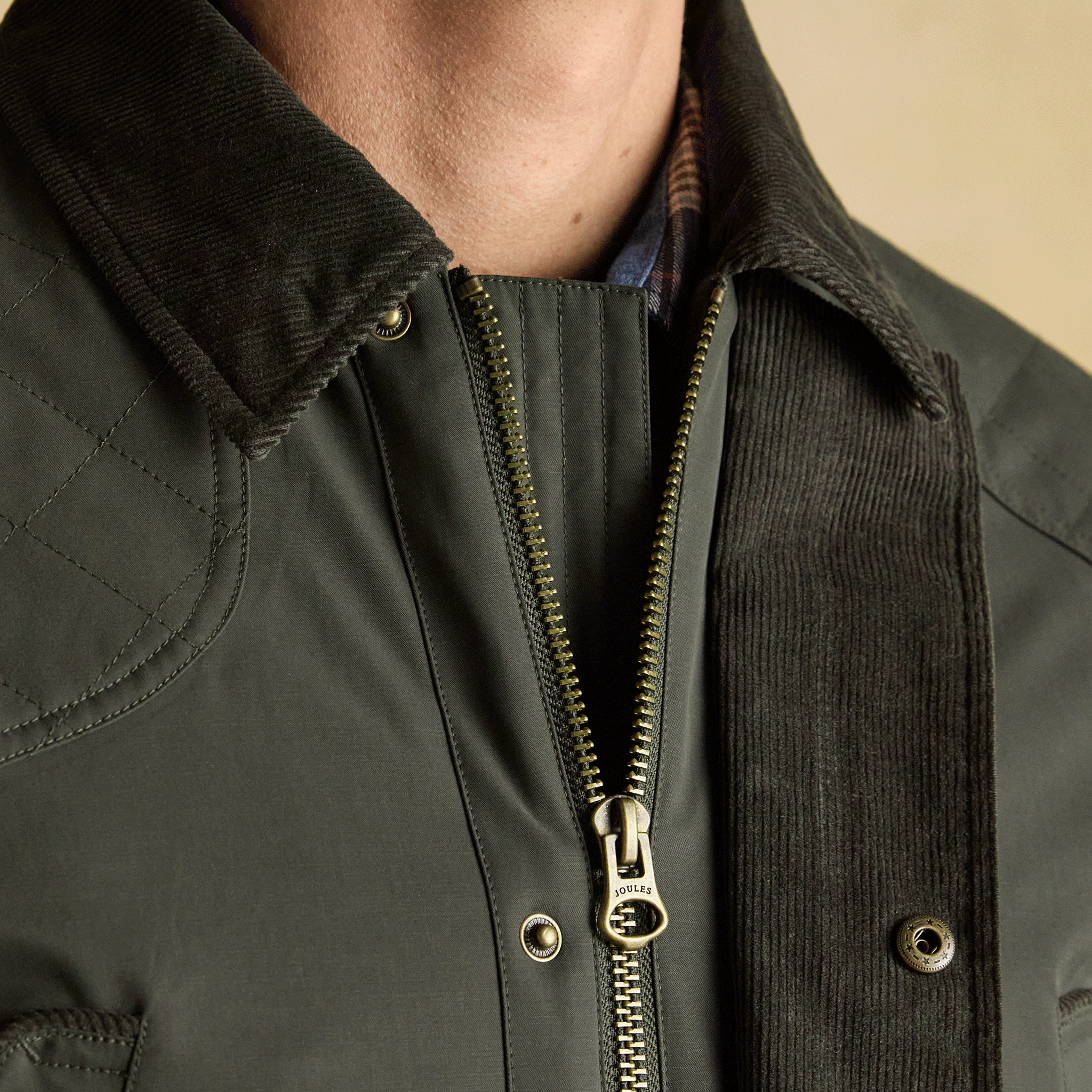 Joules Farleigh Waterproof Midweight Country Coat Green