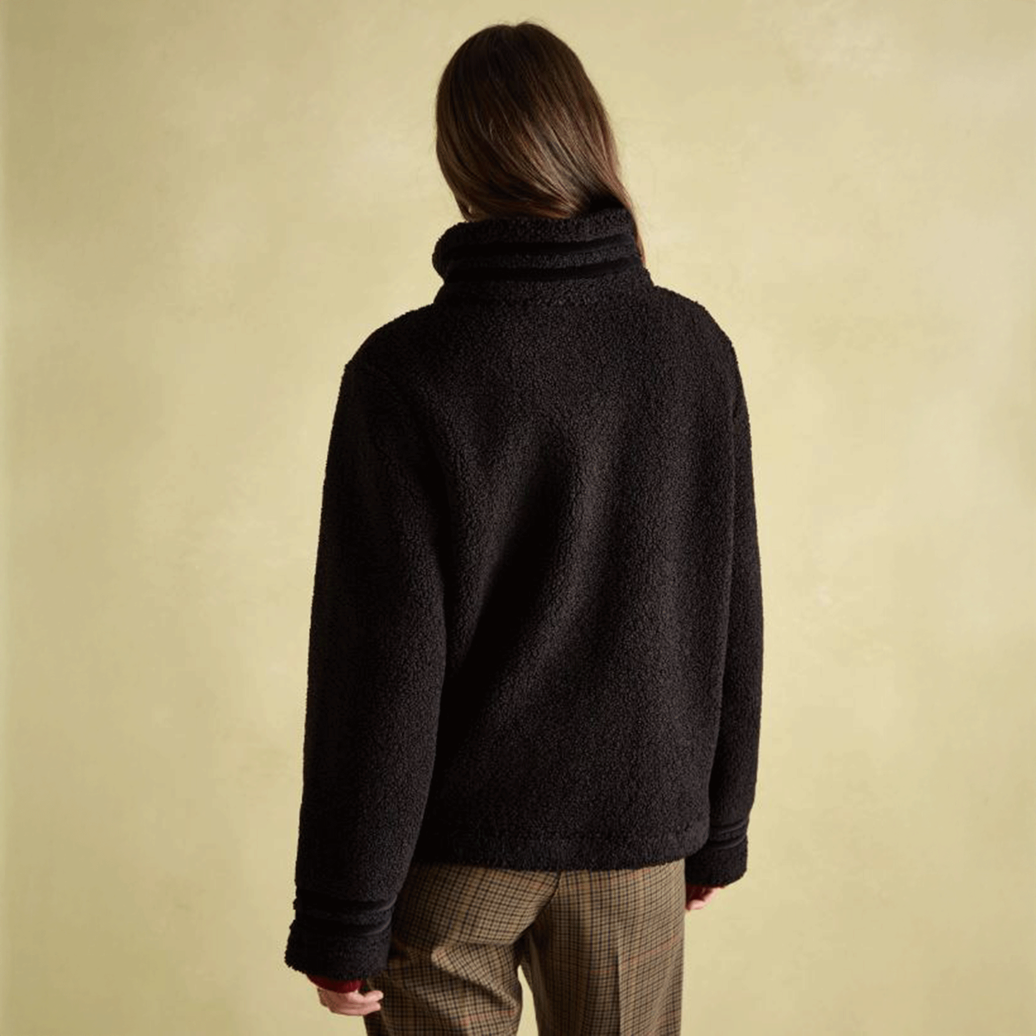 Joules Fleur Fleece Jacket Black