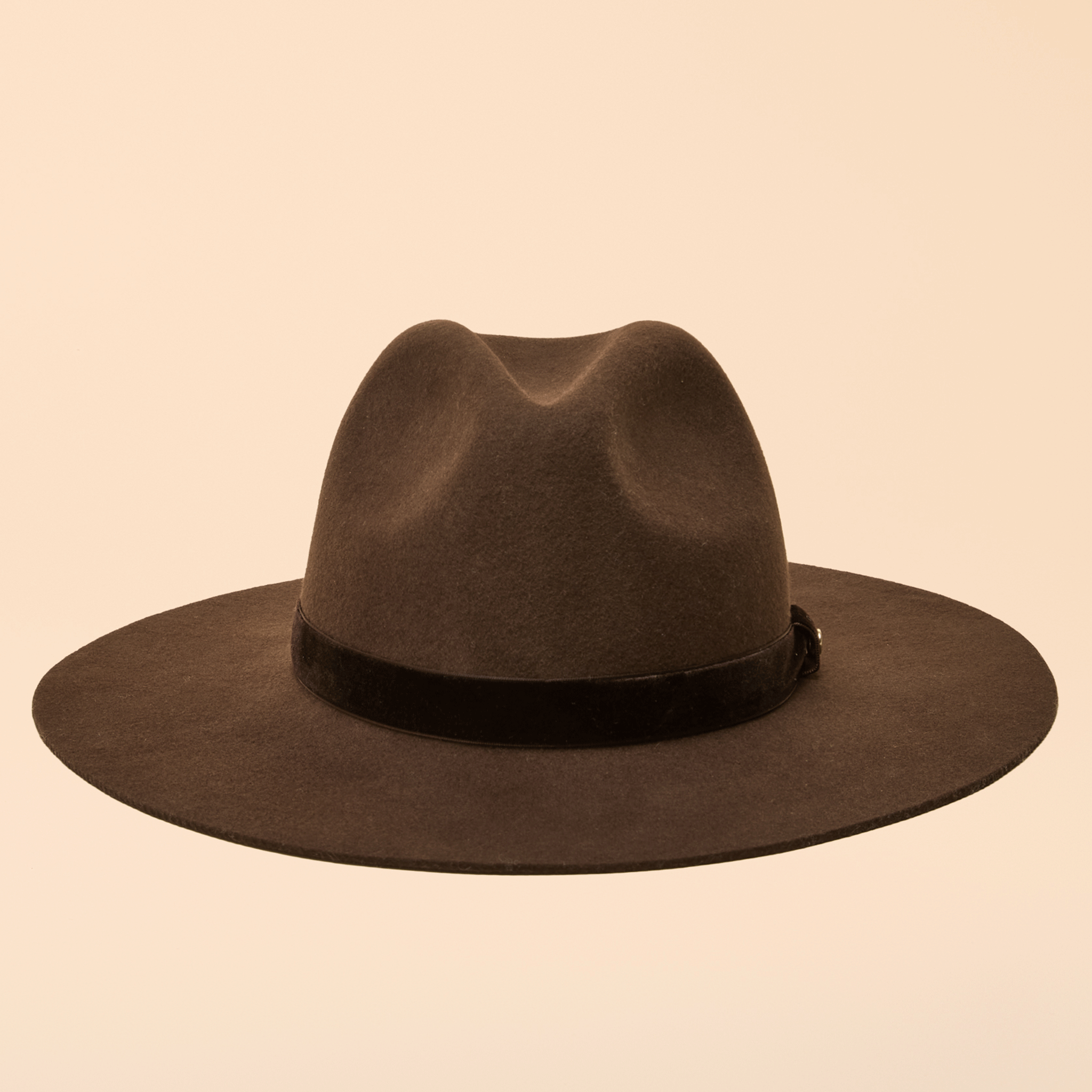 Joules Grove Wool Fedora Chocolate Brown